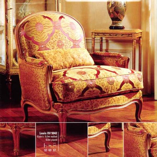 Louis XV Closed Armchair