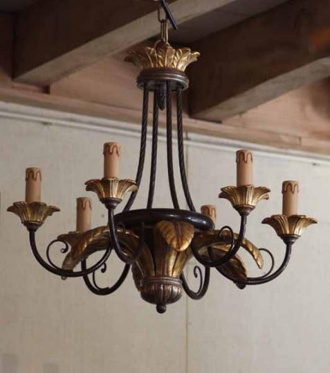 Laurel Leaf 6-Light Chandelier