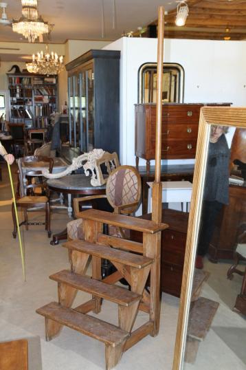 Mid 19th Century Library Ladder