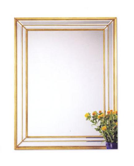 Gold Cushion Style Mirror (new)