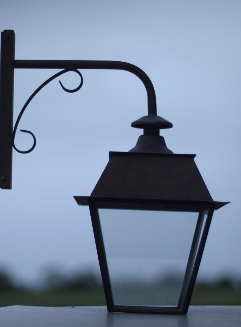 'Green Park' Brass Lantern