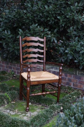 English Ladderback Carver