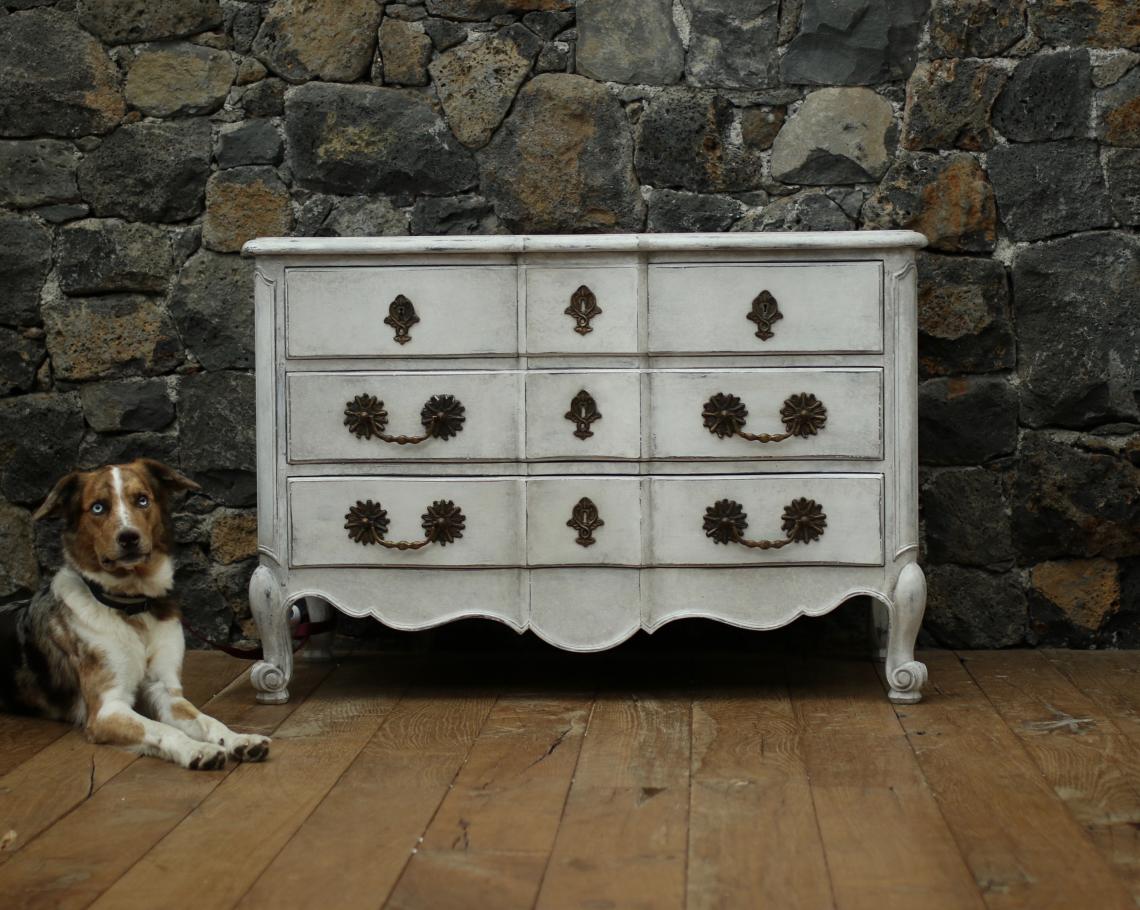 Painted Swedish Commode