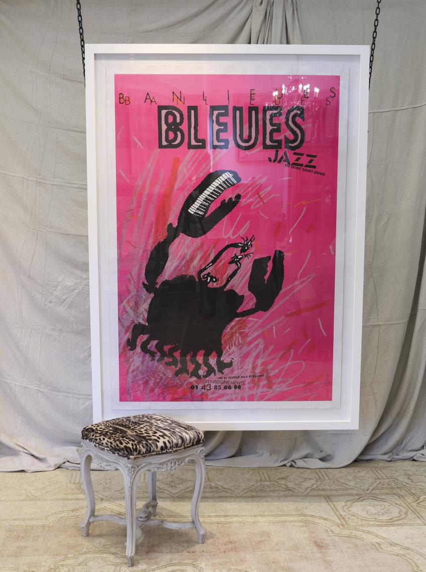 Bleues Jazz Wall Poster