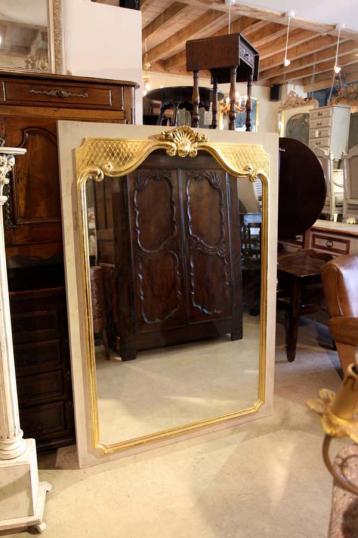 76-00 - French Trumeau mirror
