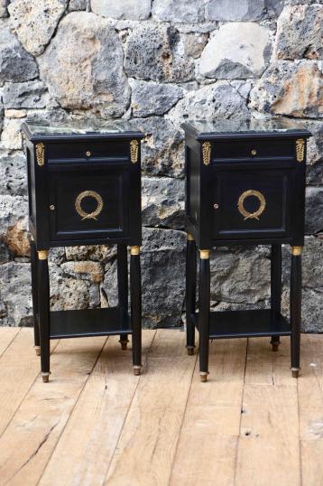 95-99 - French Empire Bedside Tables