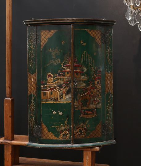 101-47 - Chinese Chippendale Corner Cabinet
