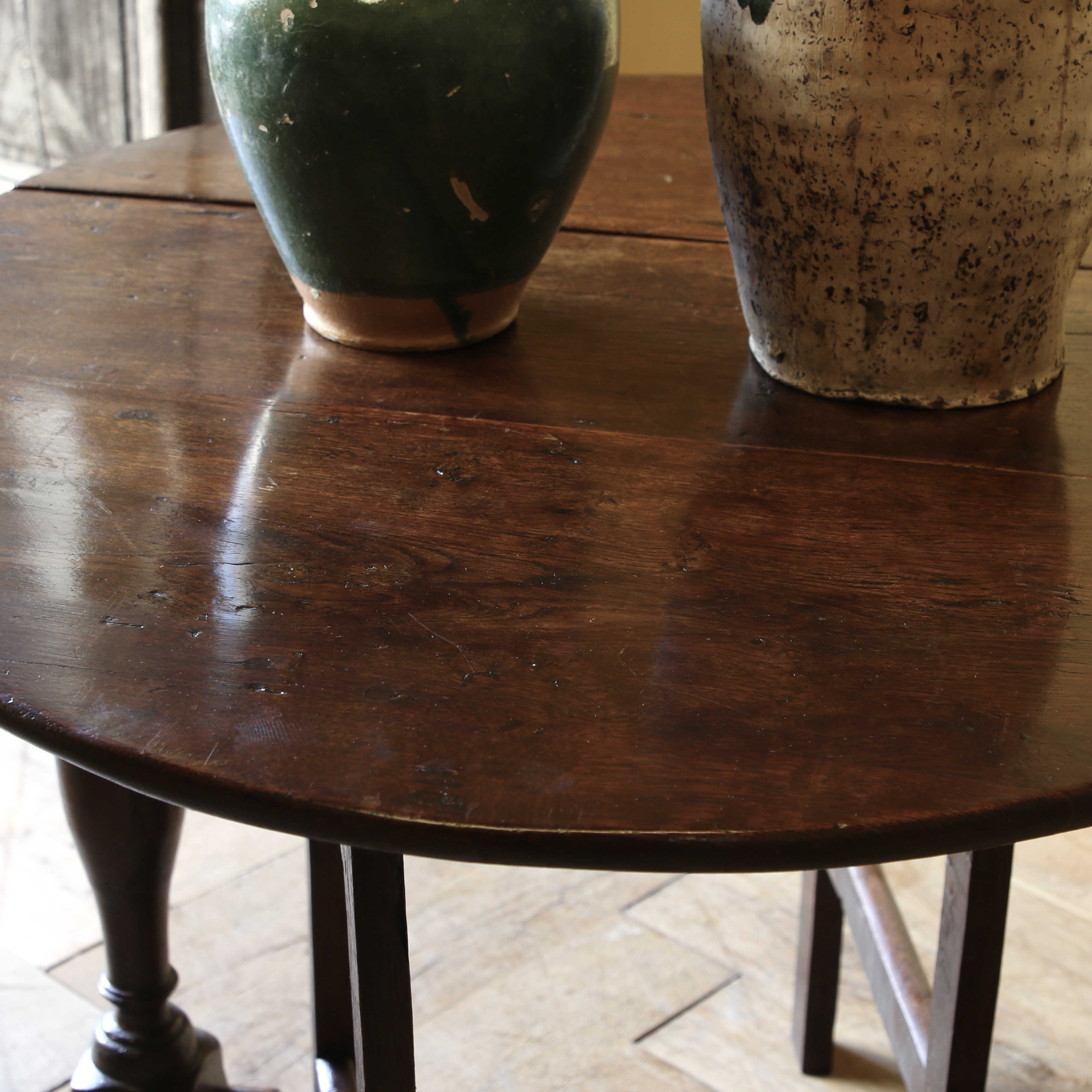 An English Oak Gate Leg Table