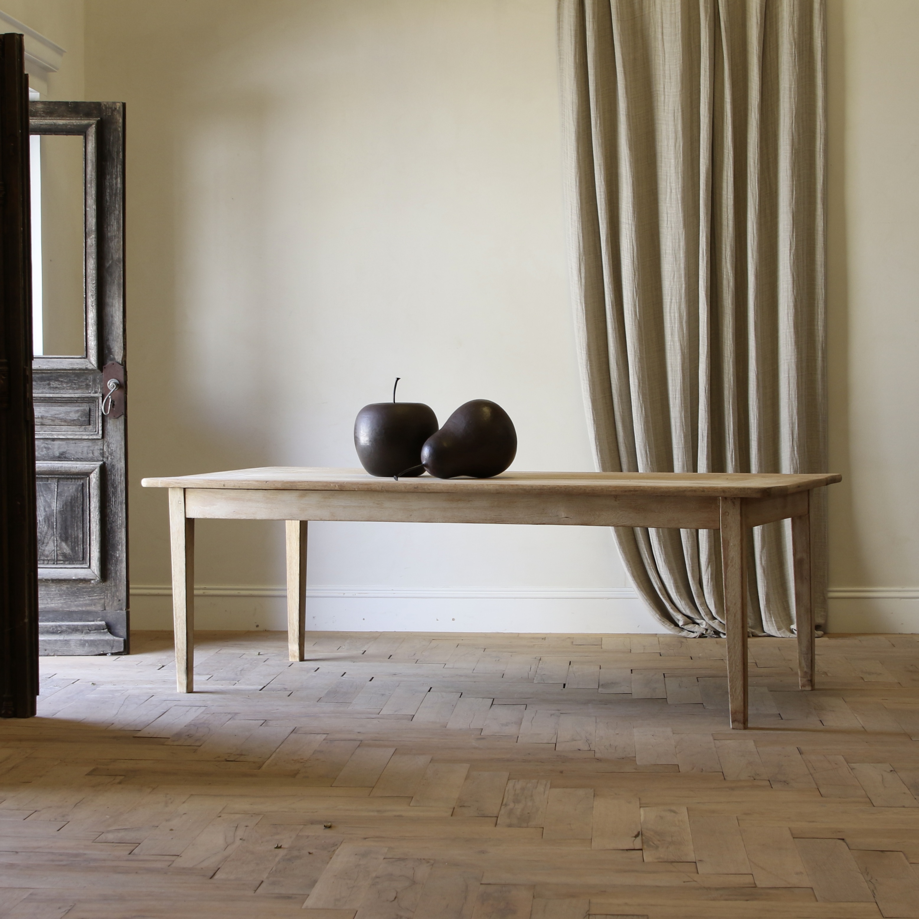 144-25 - Bleached Oak Dining Table// Length 2.3m