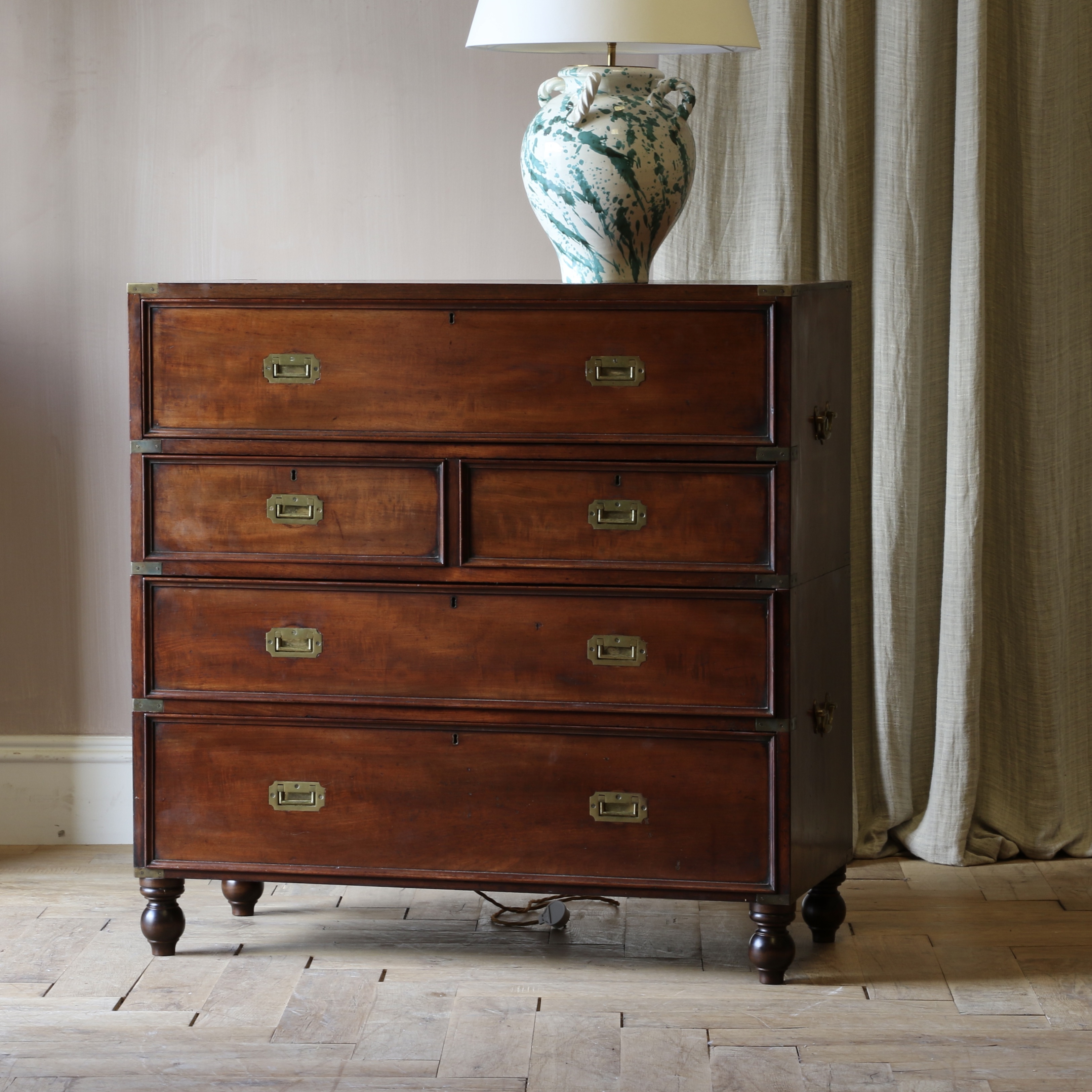Military Chest with Secretaire