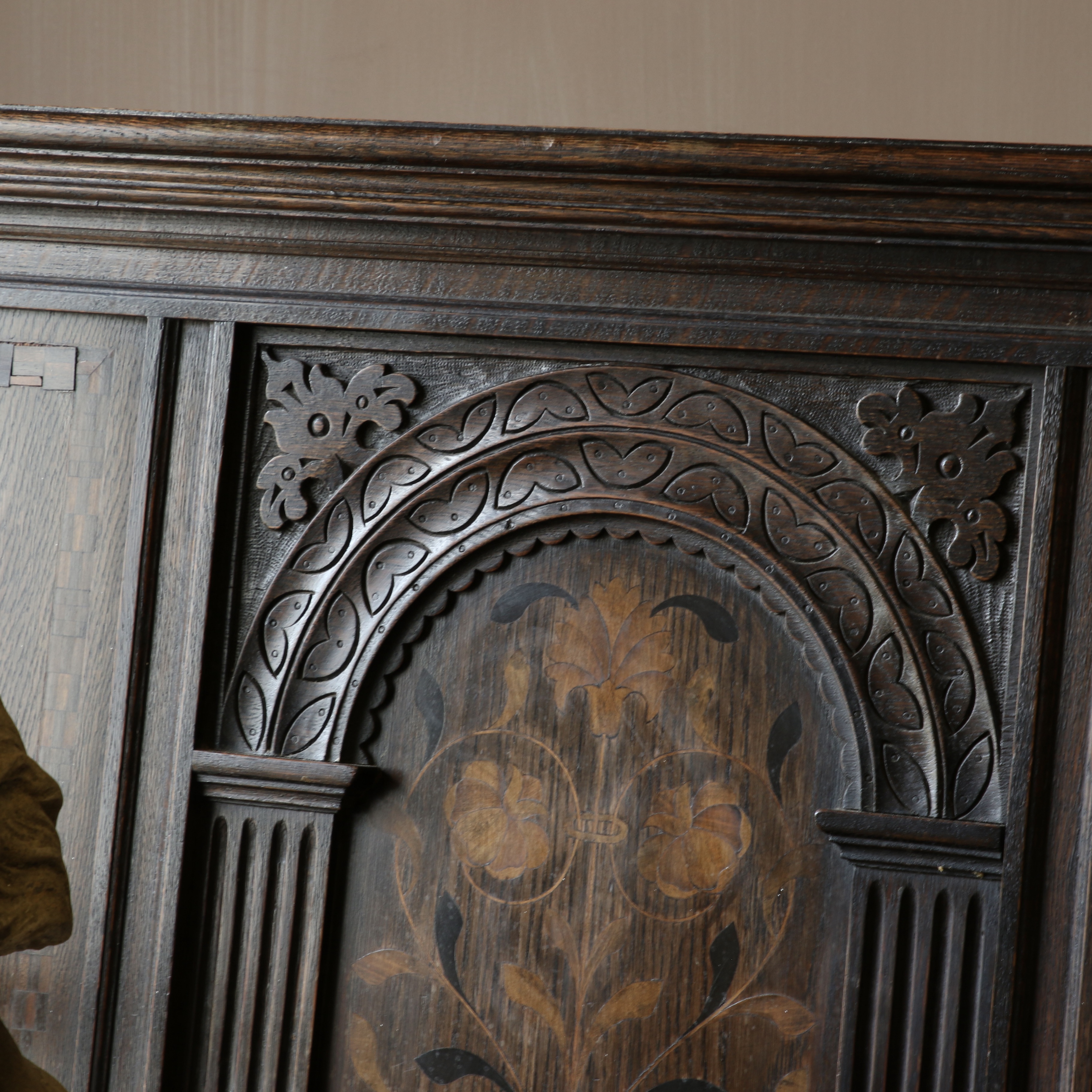 Settle with Box Seat