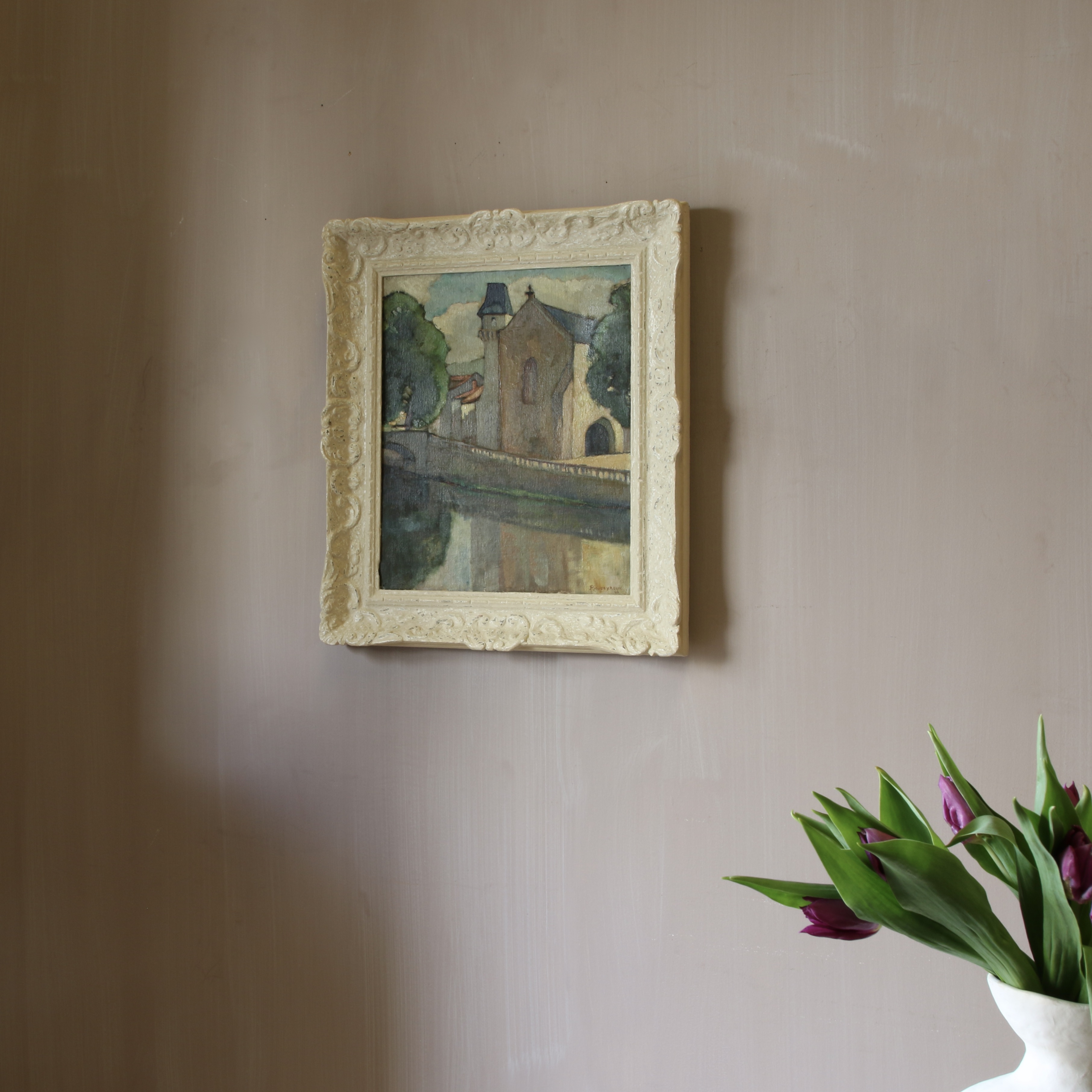 Post-Impressionist River Scene