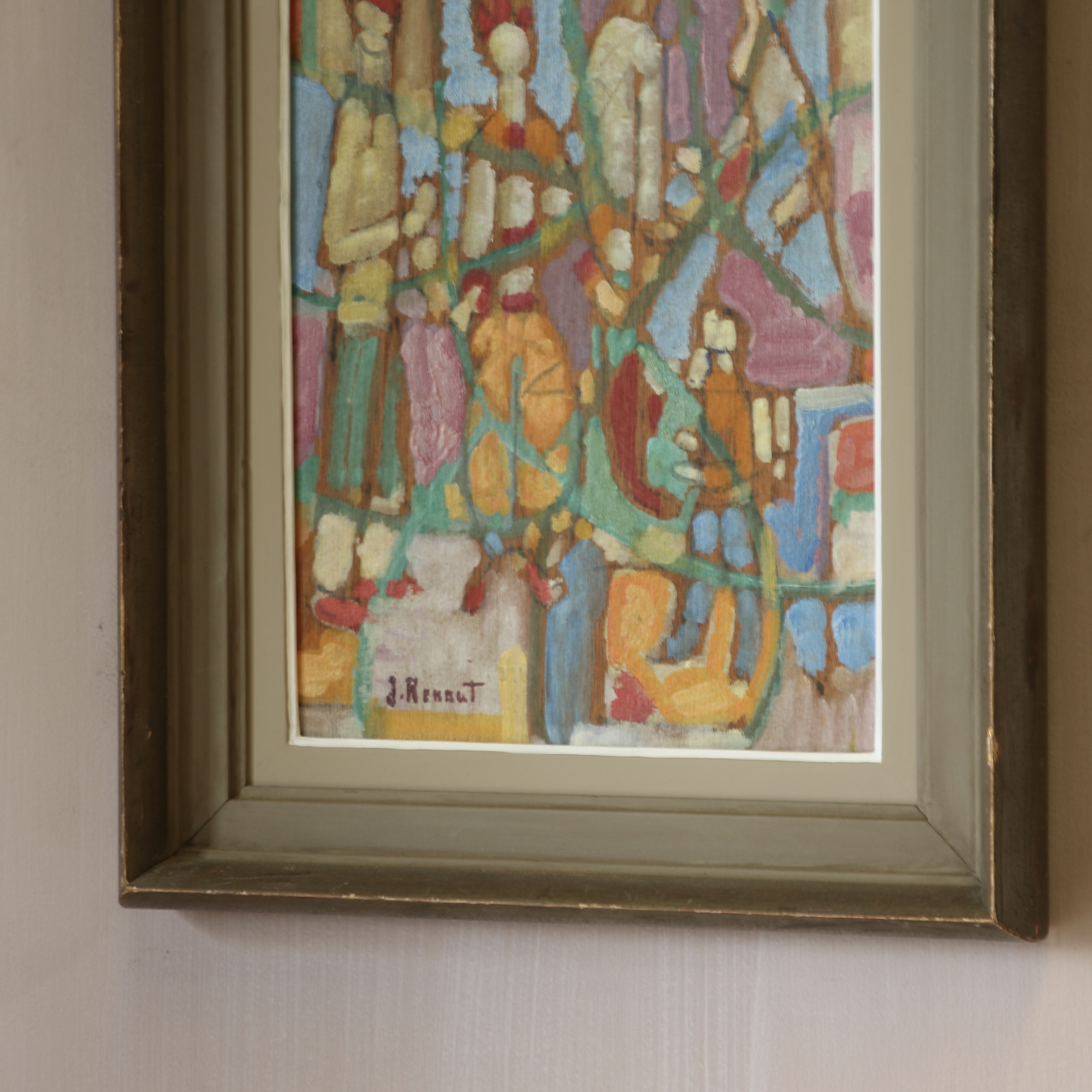 Abstract Painting by J. Renaut