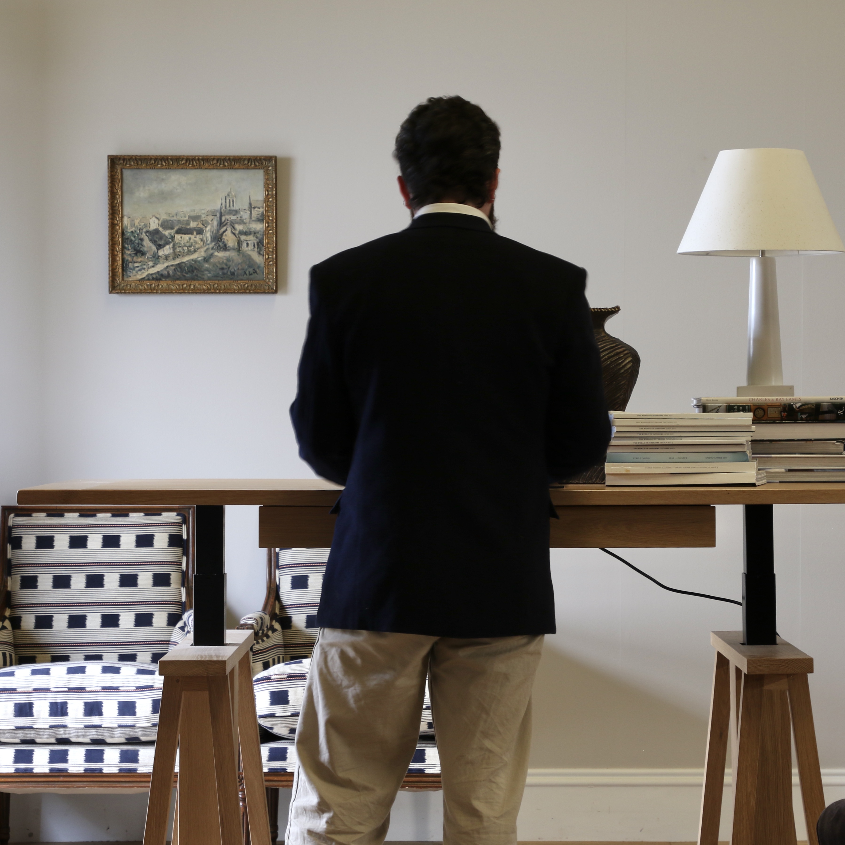 Raise and Lower Trestle Desk // JS Editions