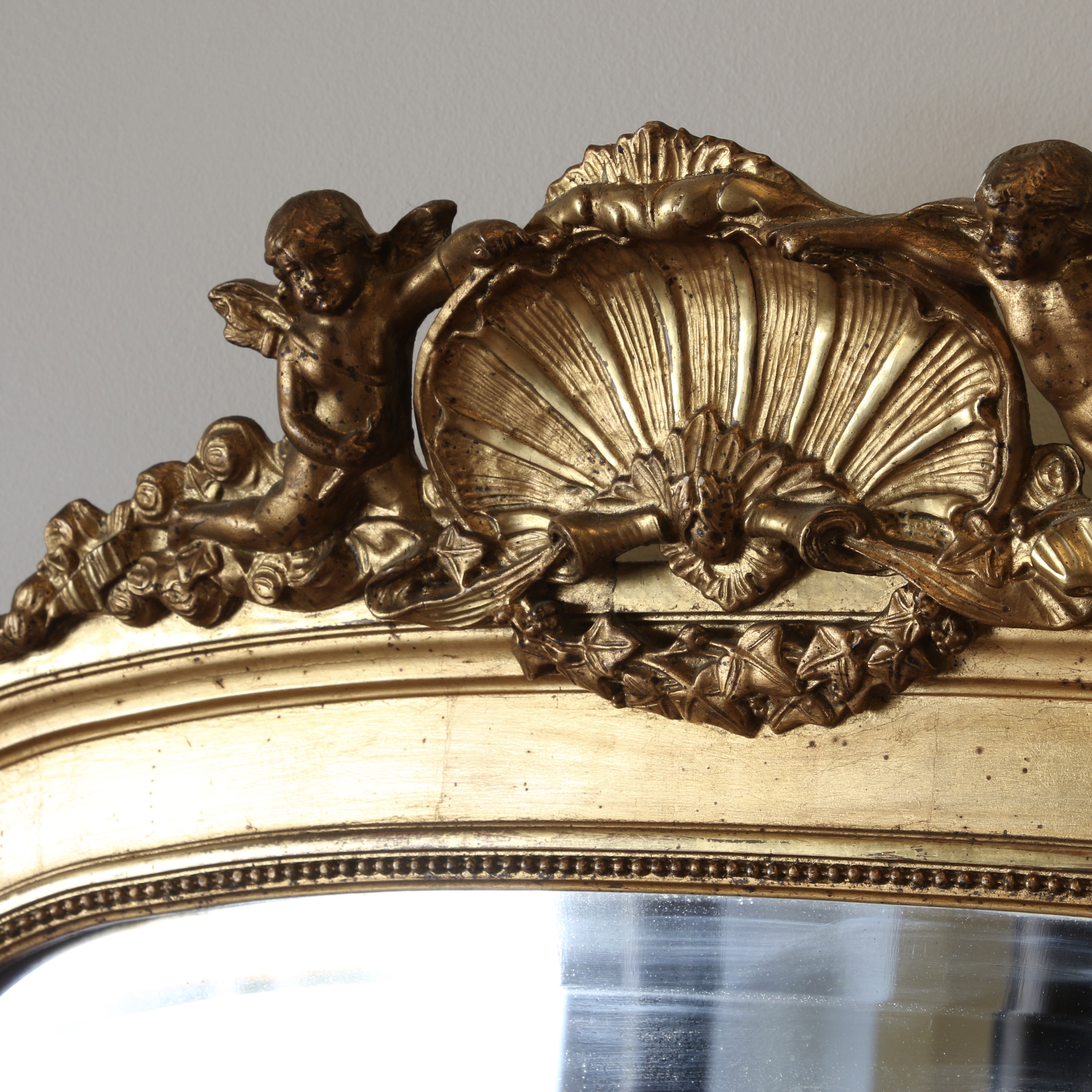 French Crested Mirror