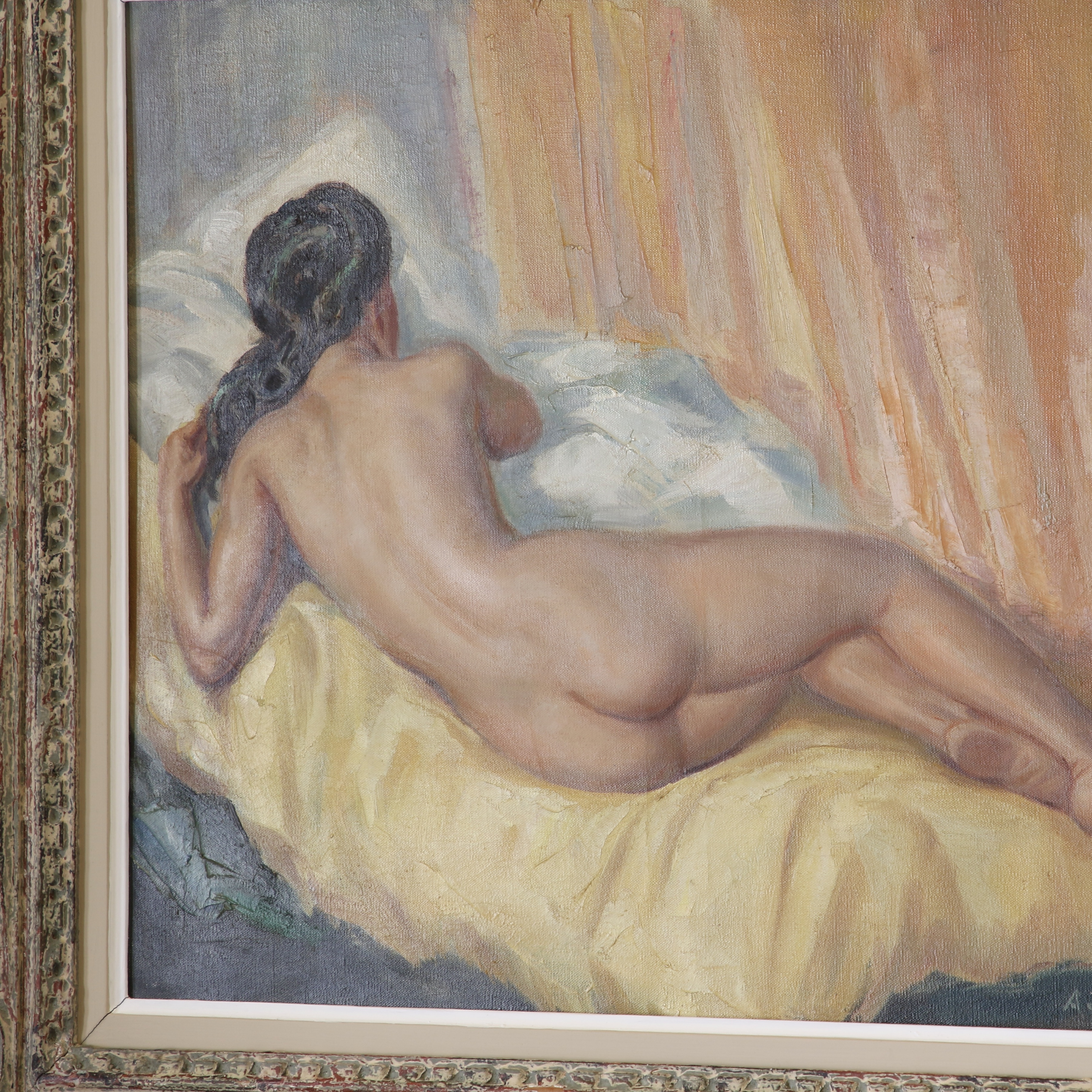 Reclining Nude in Montparnasse Frame