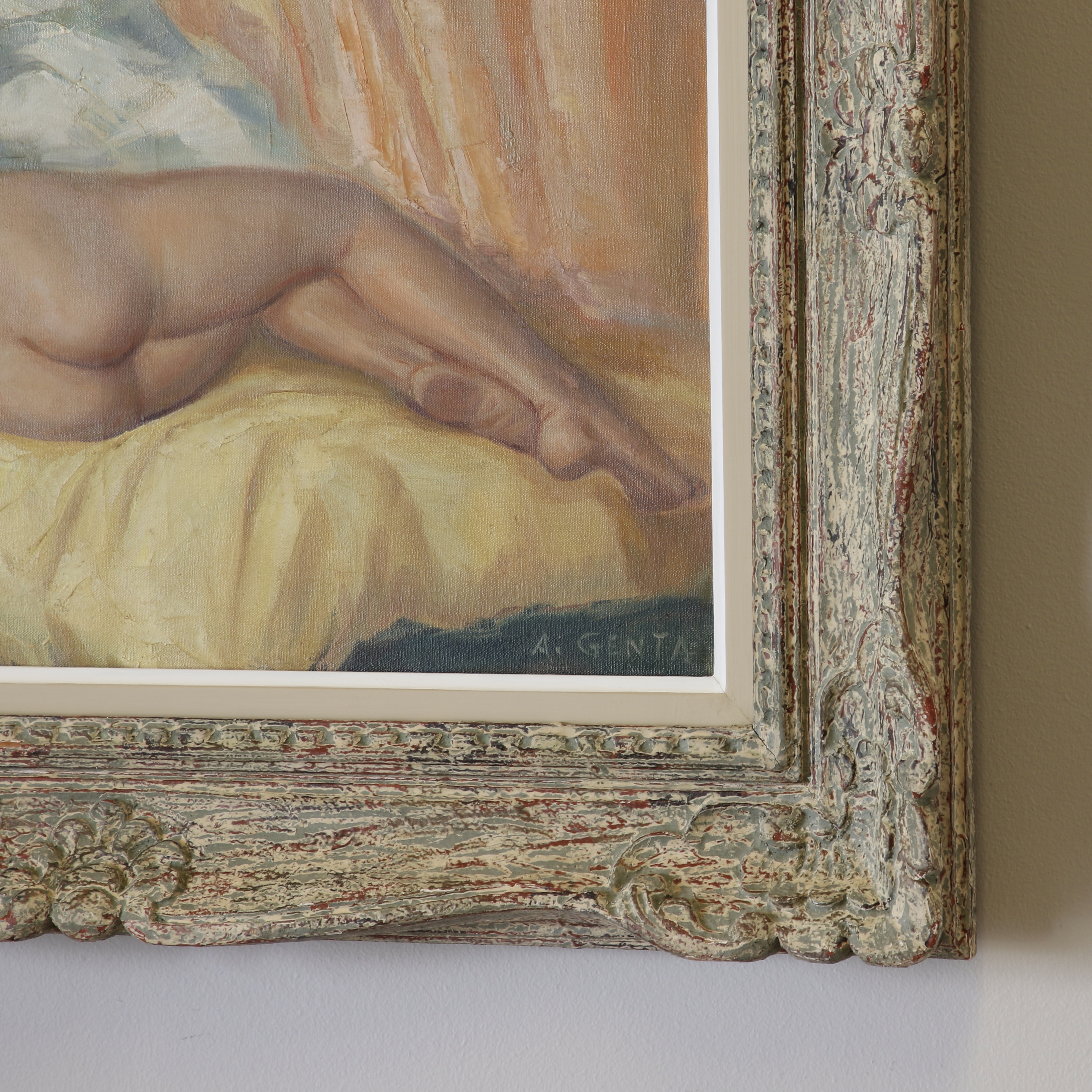 Reclining Nude in Montparnasse Frame