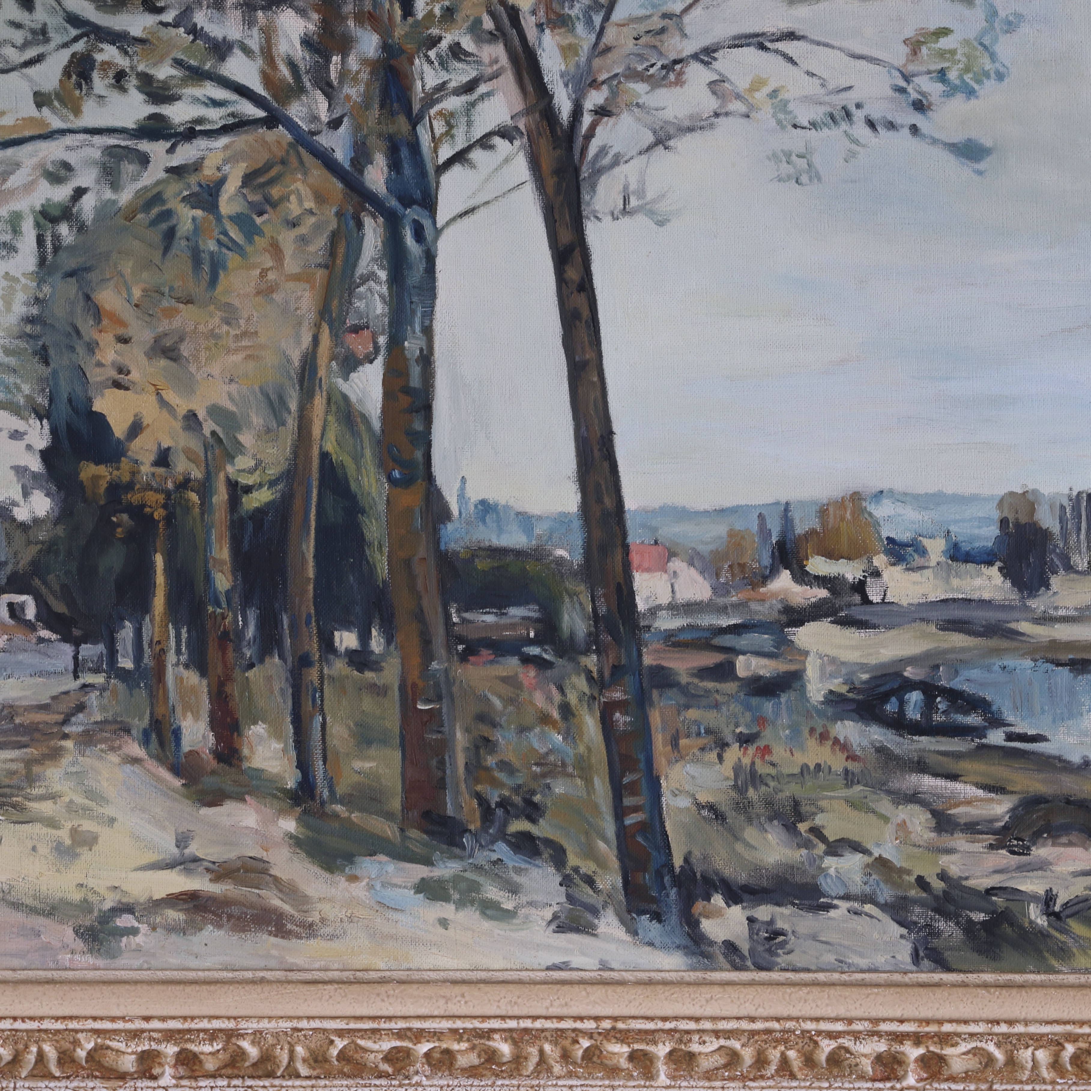 Study of Alfred Sisley's La Seine a Marly