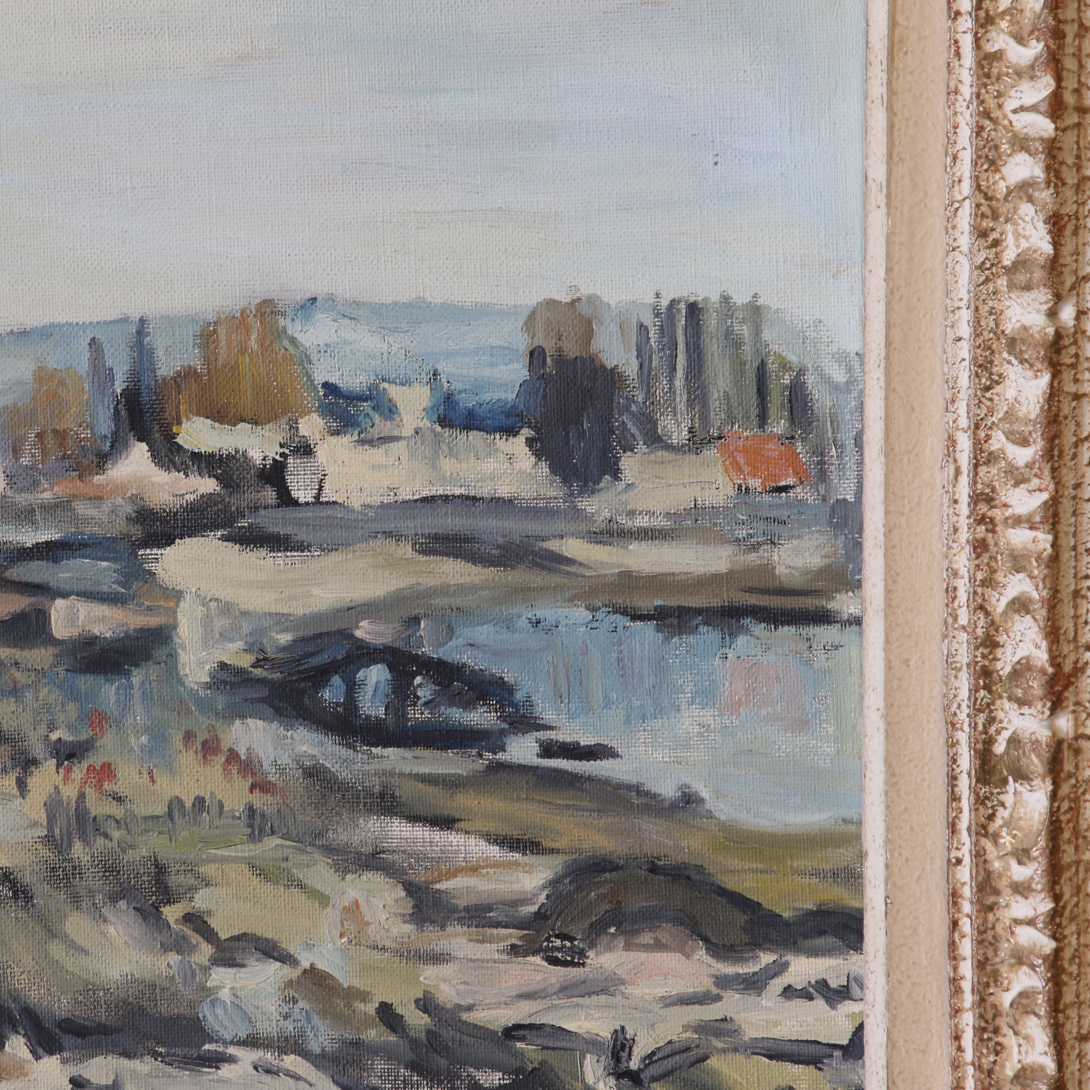 Study of Alfred Sisley's La Seine a Marly
