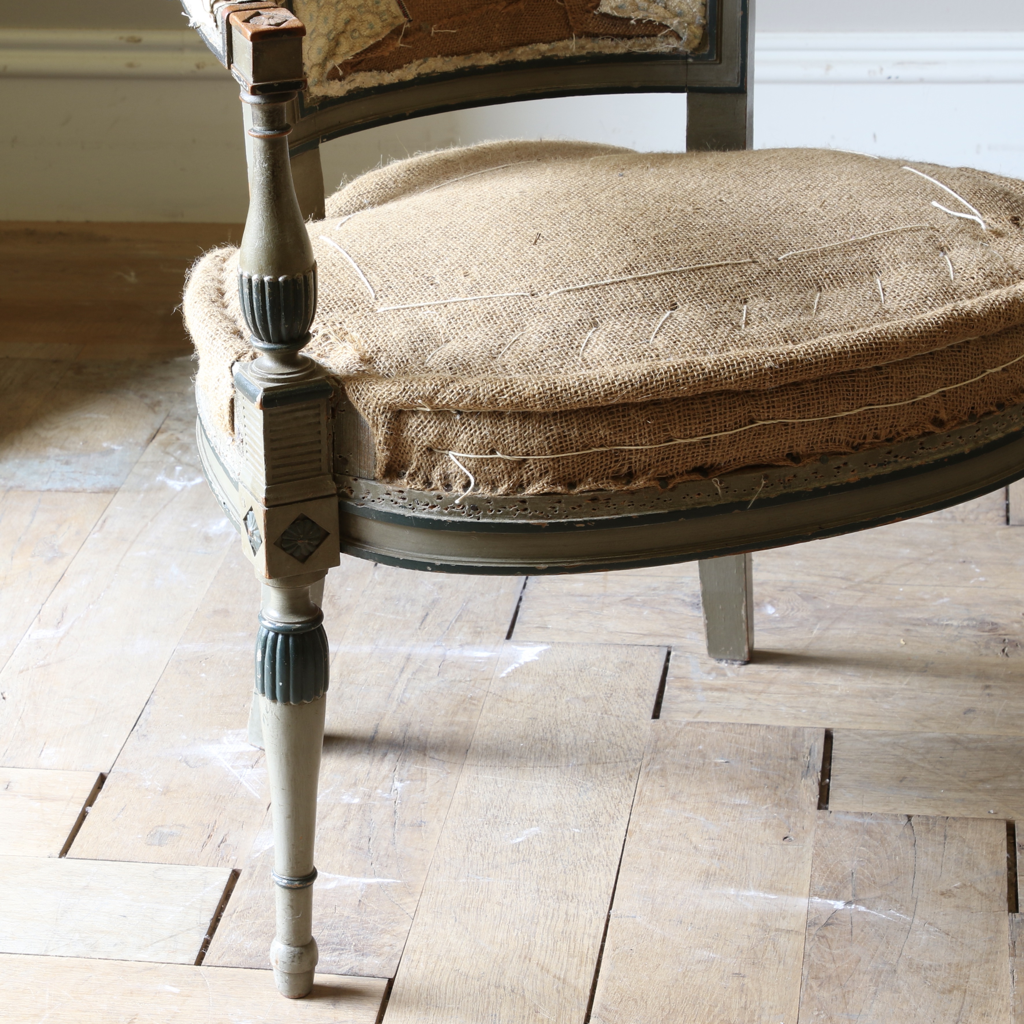 Pair of Directoire Fauteuil