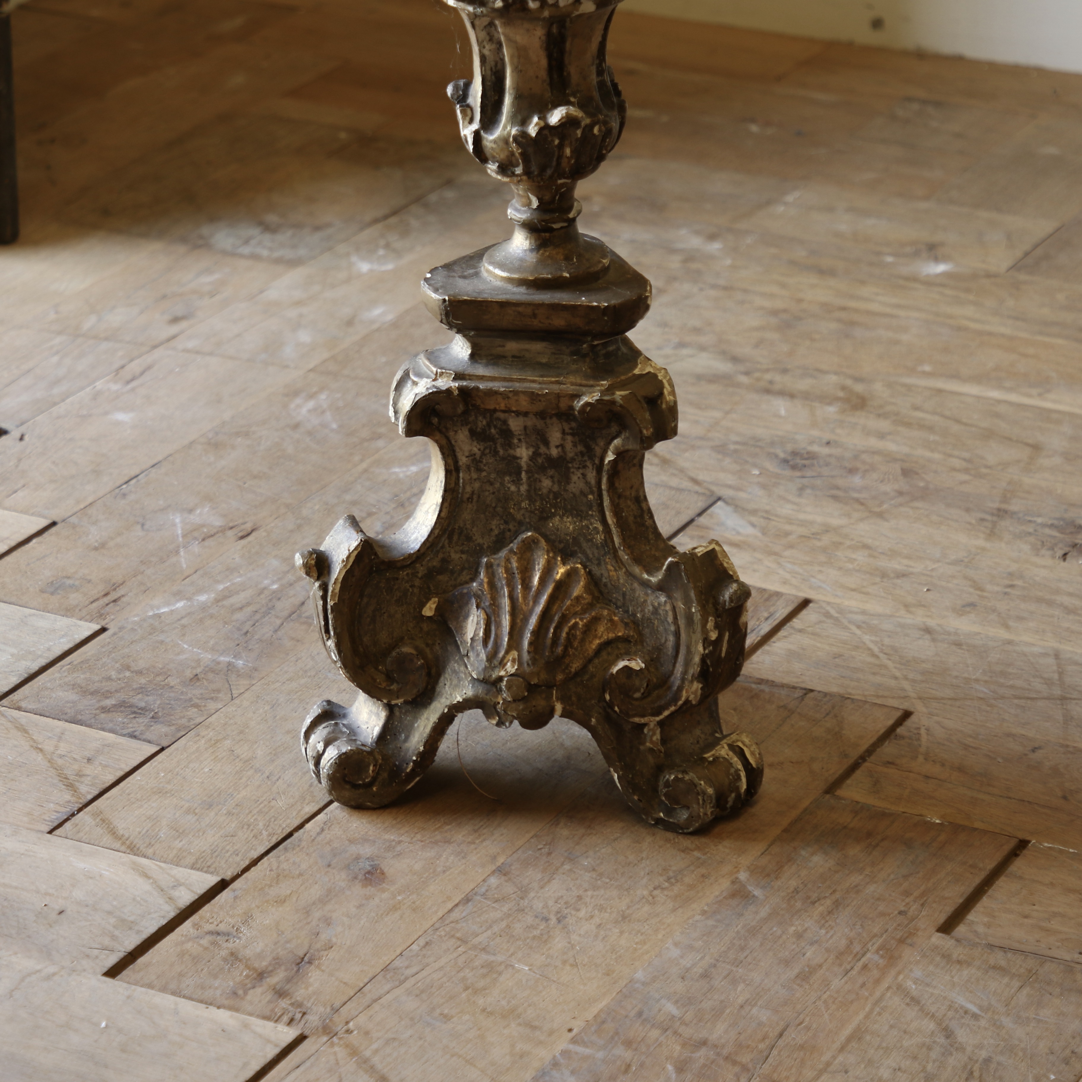 Pair of Rococo Candlesticks
