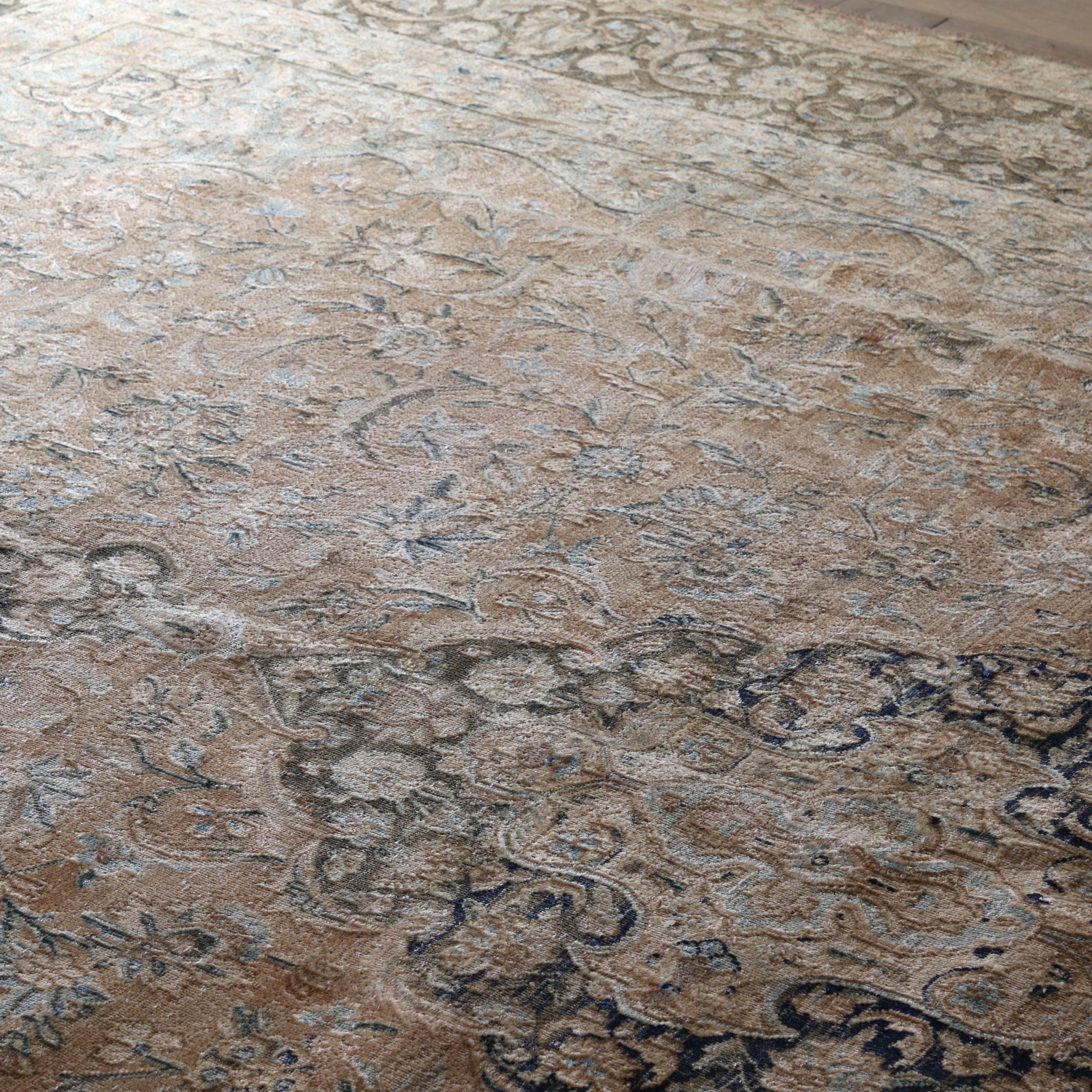 Kerman Rug / Smoked Salmon and Navy