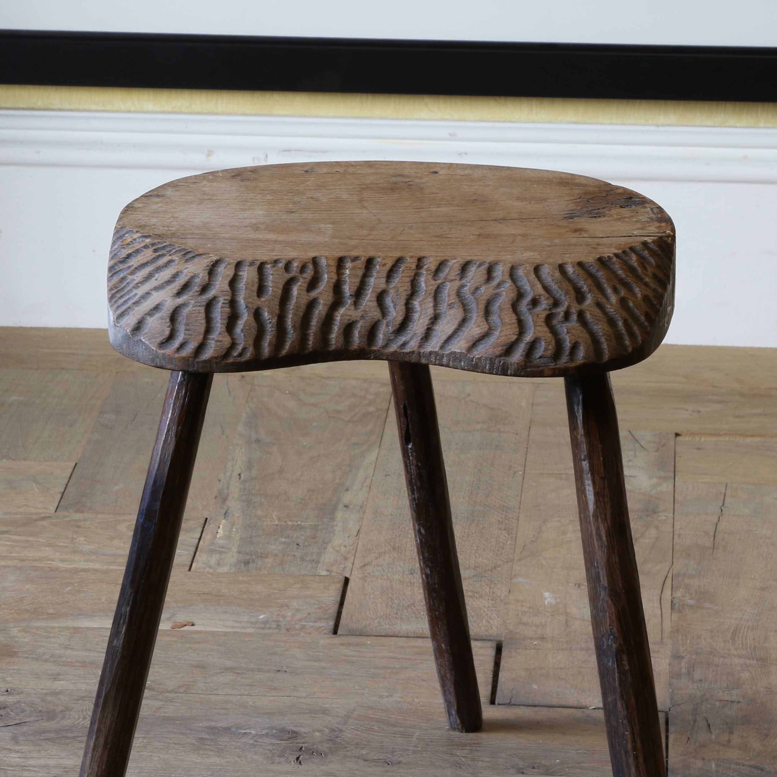 Pair of Primitive Stools