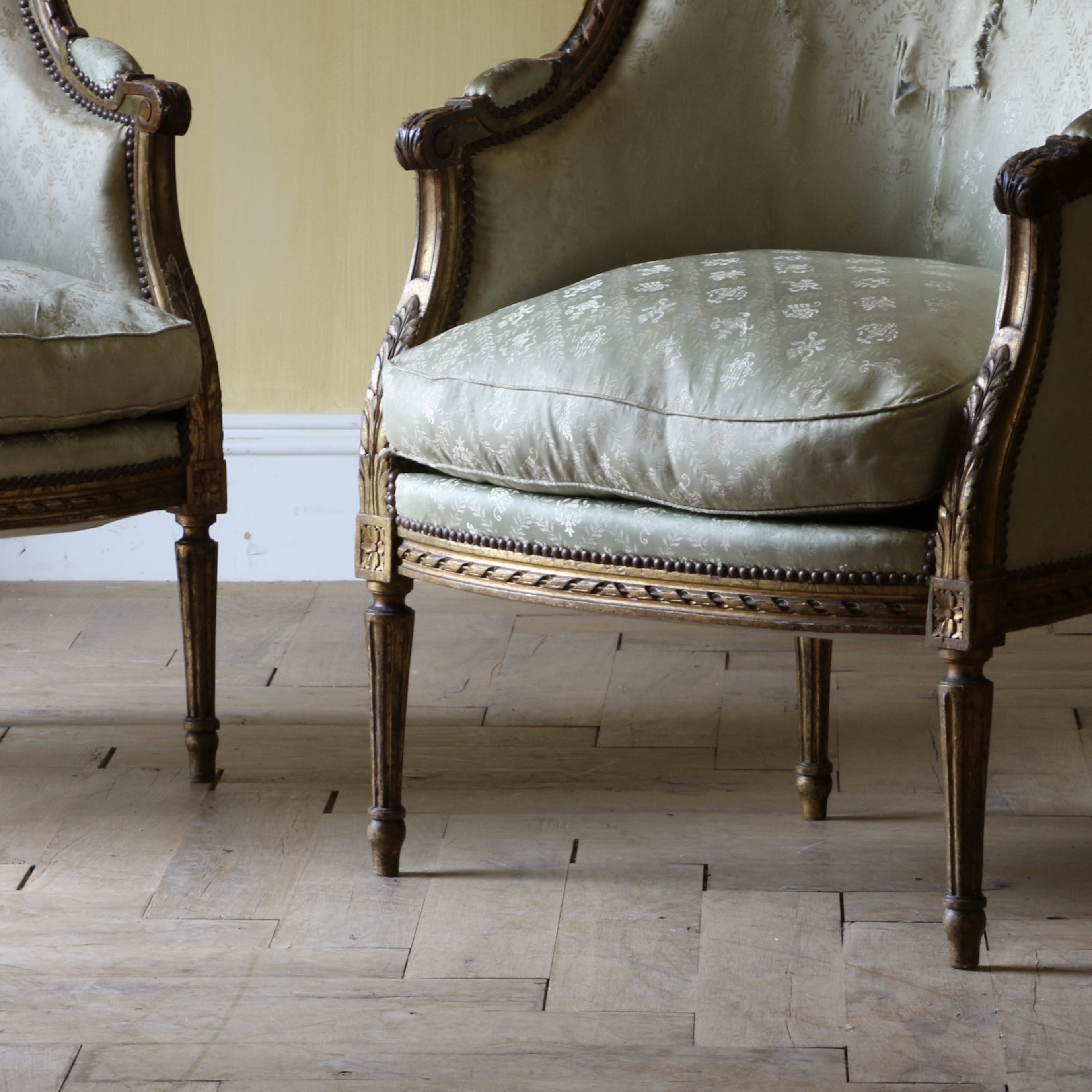Pair of Louis XVI Bergere