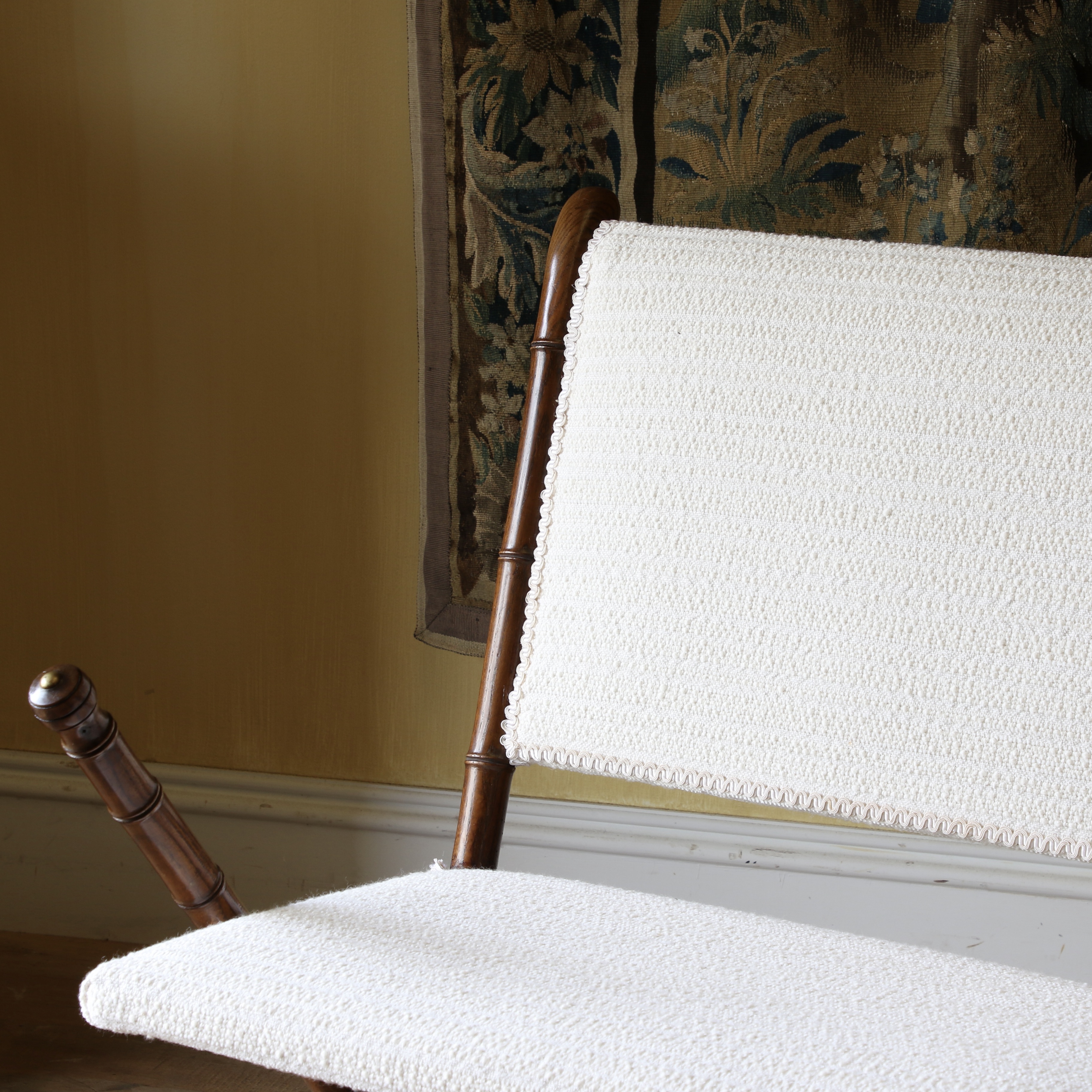 French Campagne Folding Settee