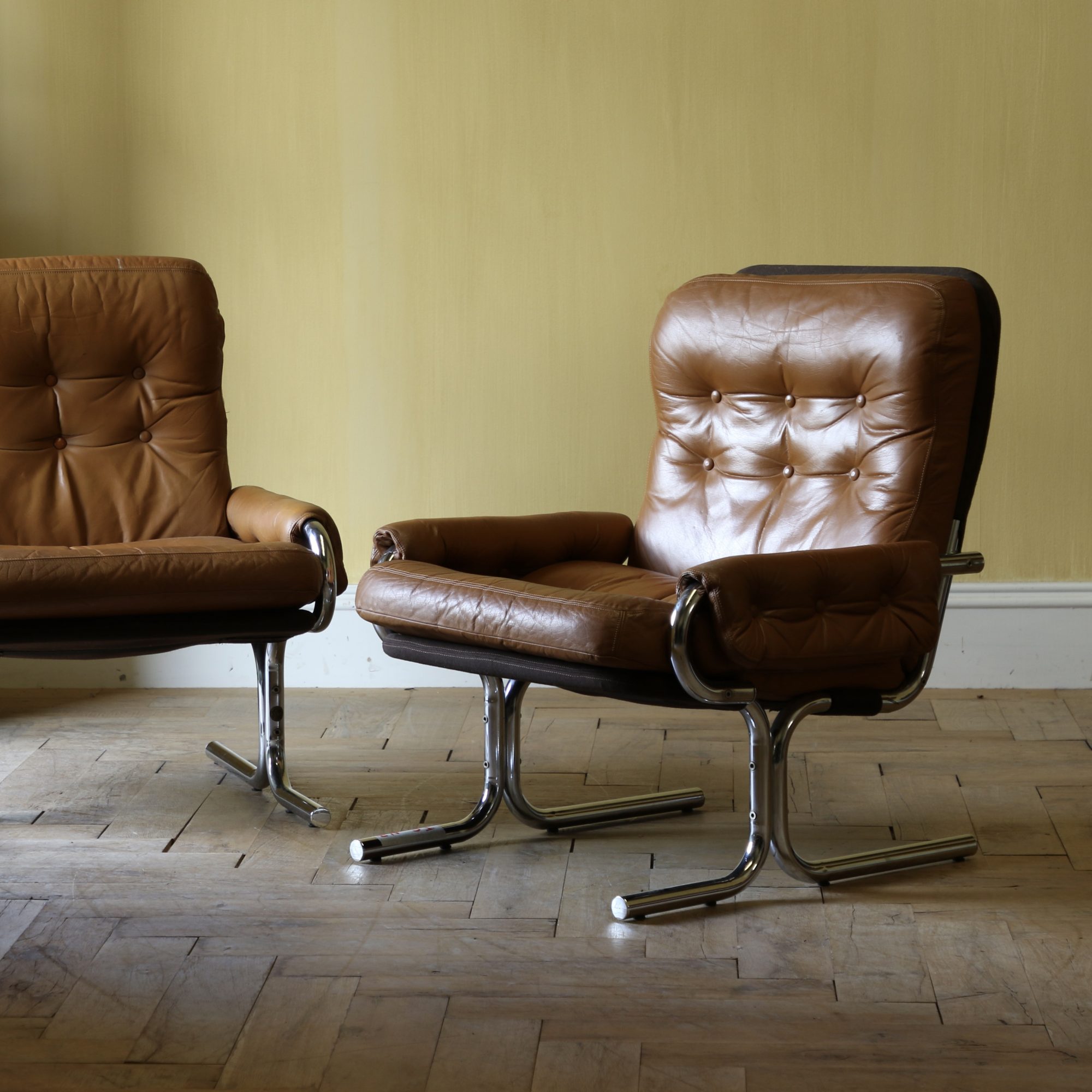 Pair of Mid Century Armchairs