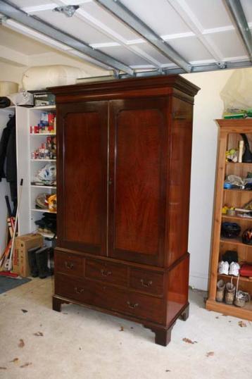 John Stephens Georgian Mahogany Wardrobe