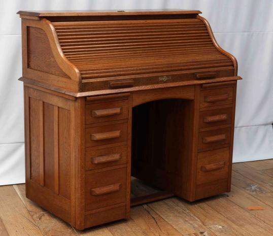 John Stephens Roll Top Cutler Style Desk