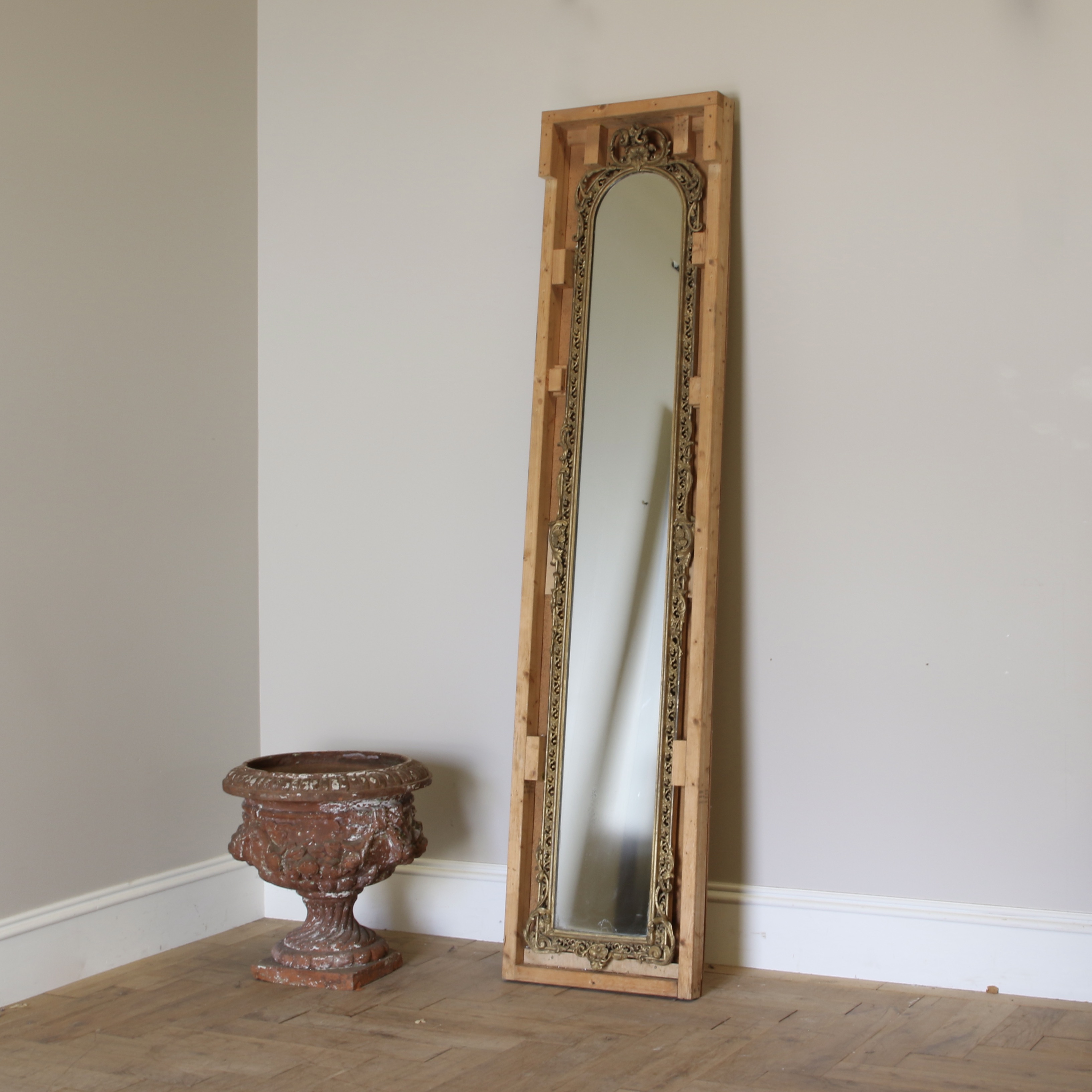 152-42 - Tall Narrow Louis XV Mirror