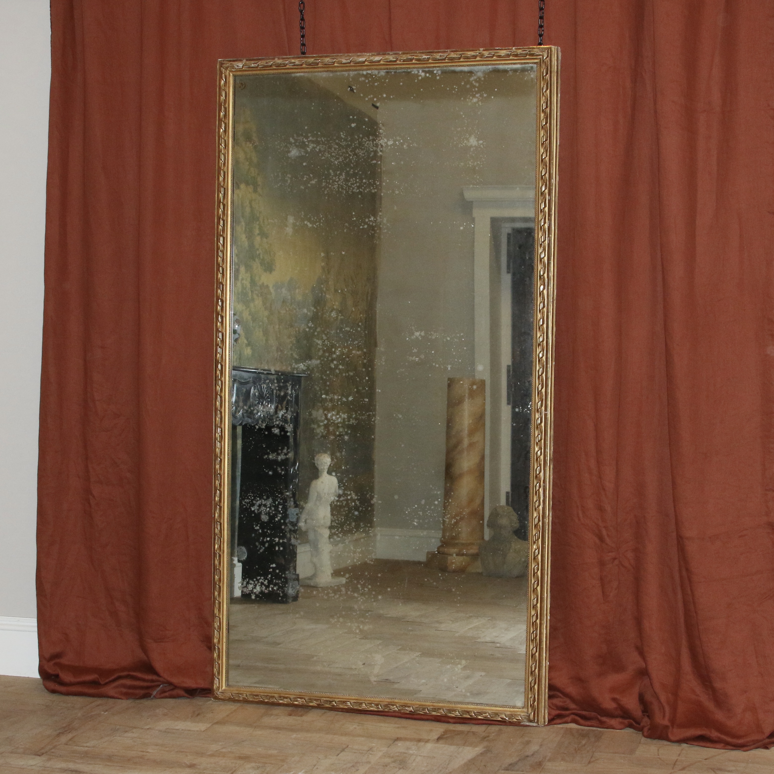 152-11 - Large French Gilded Mirror