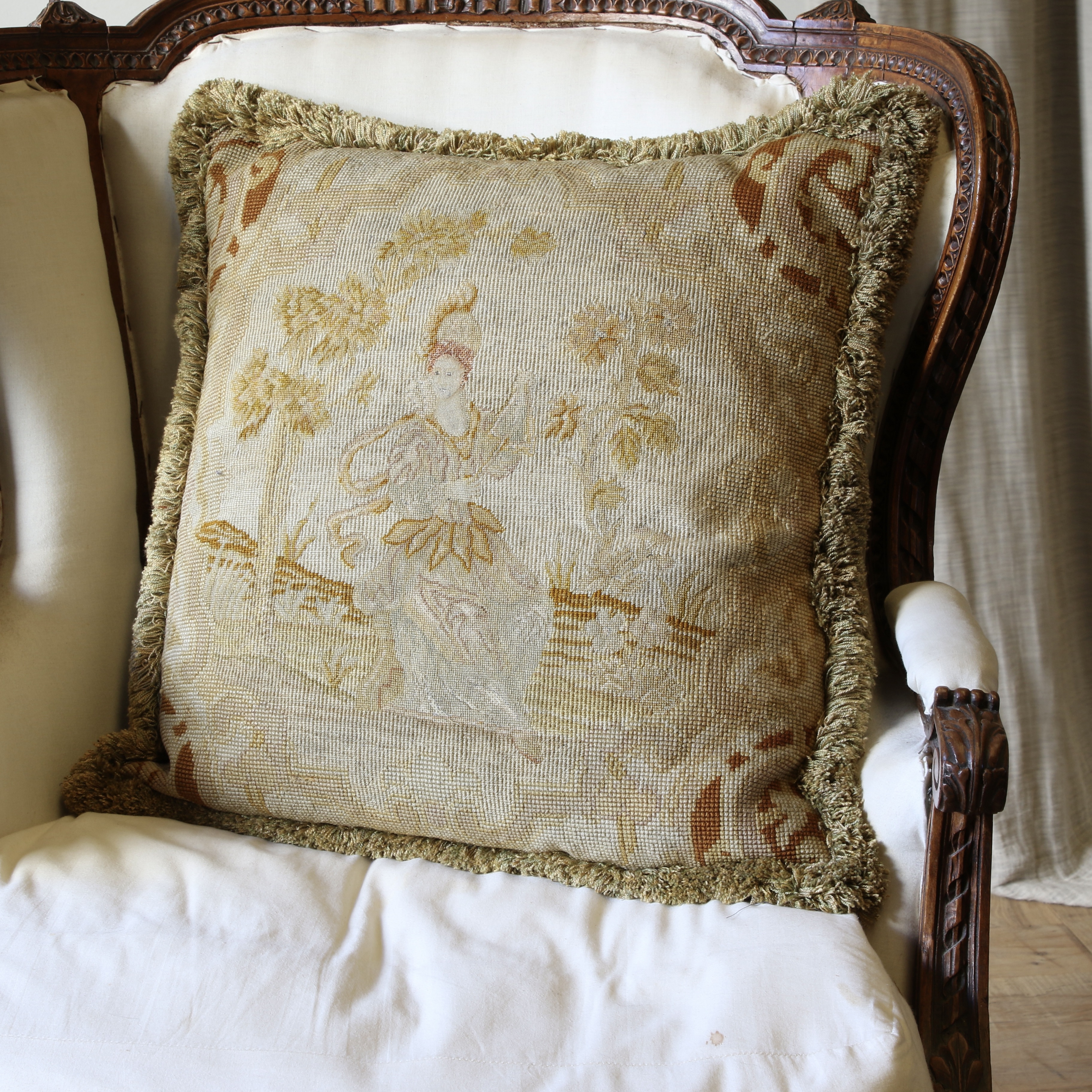 Pair of Tapestry Cushions