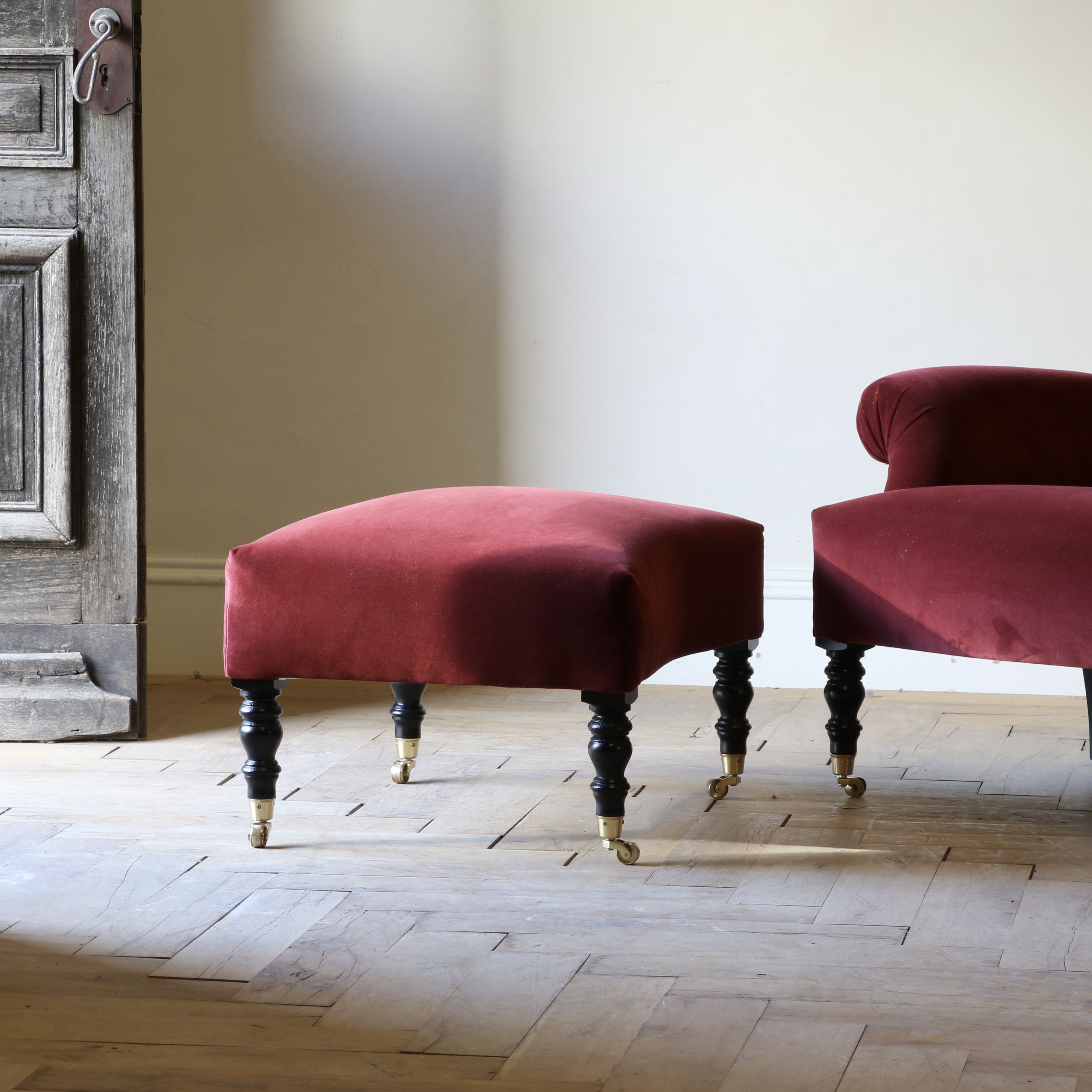 Rollback Armchair and Footstool // JS Editions