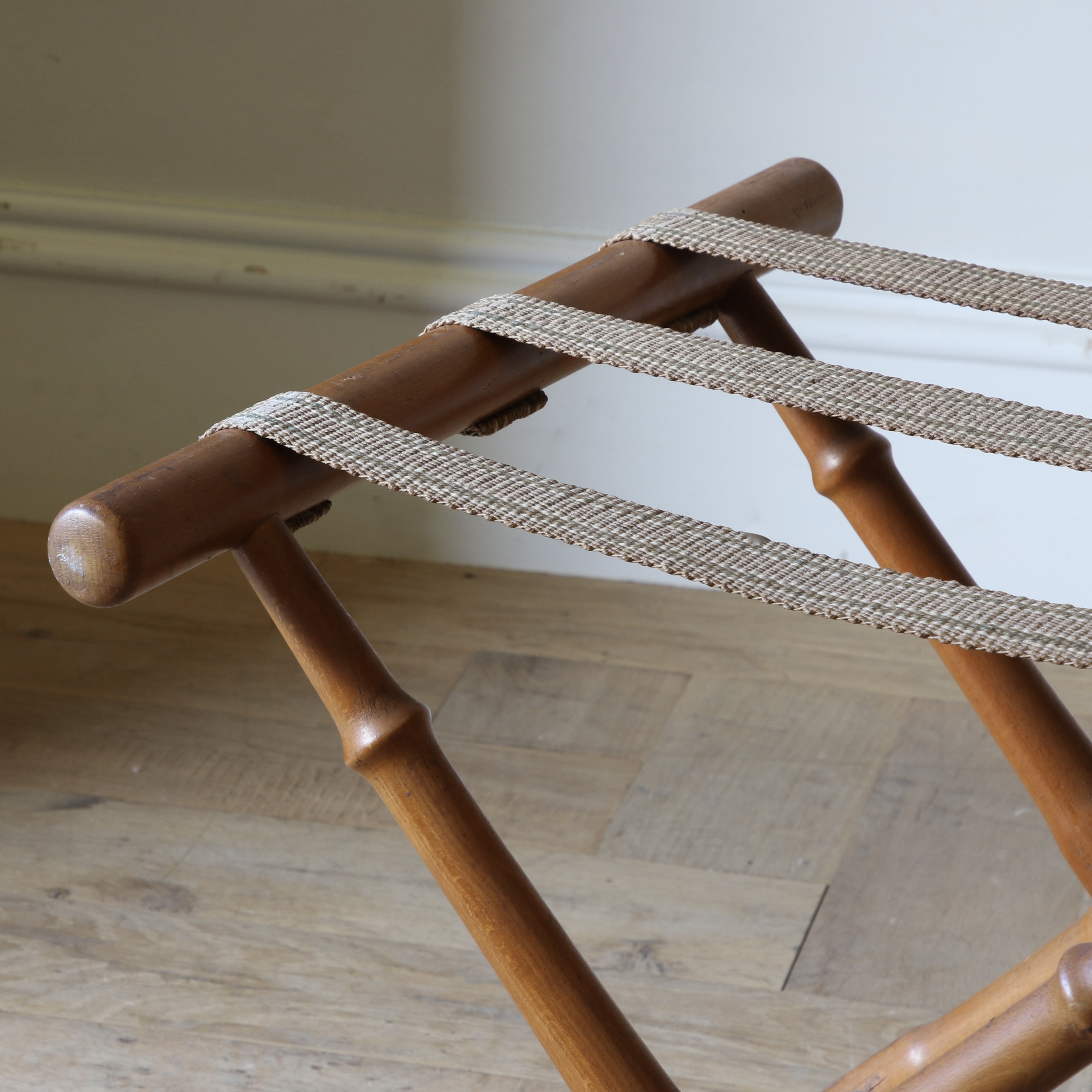 Bamboo Luggage Rack