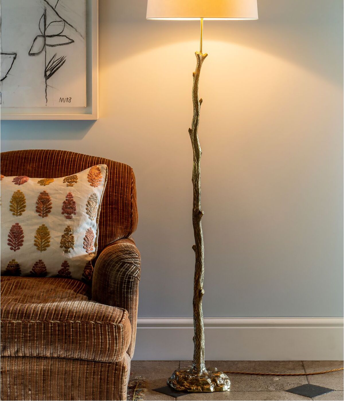 Truro Twig Floor Lamp By Vaughan