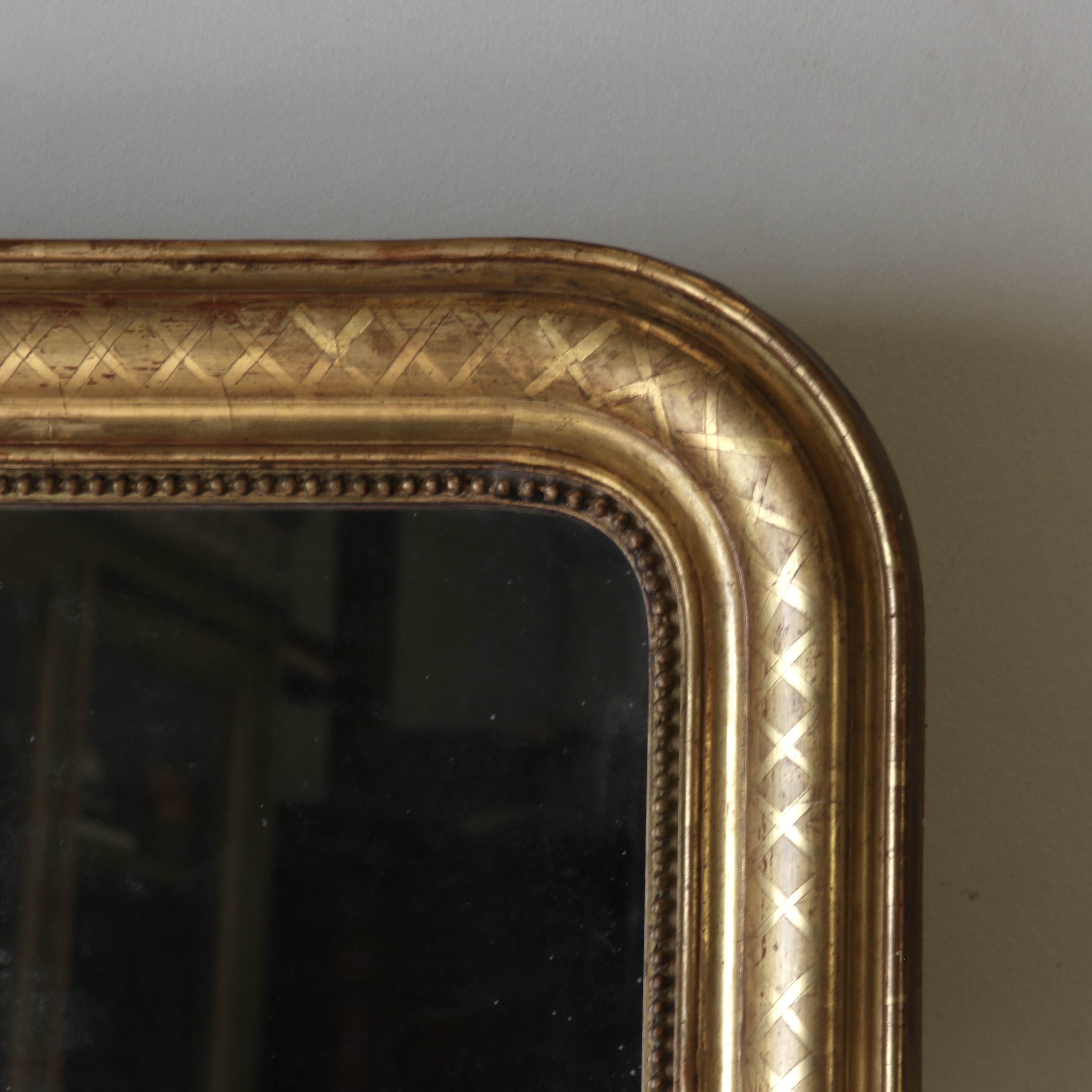 Gold Louis Philippe Mirror 