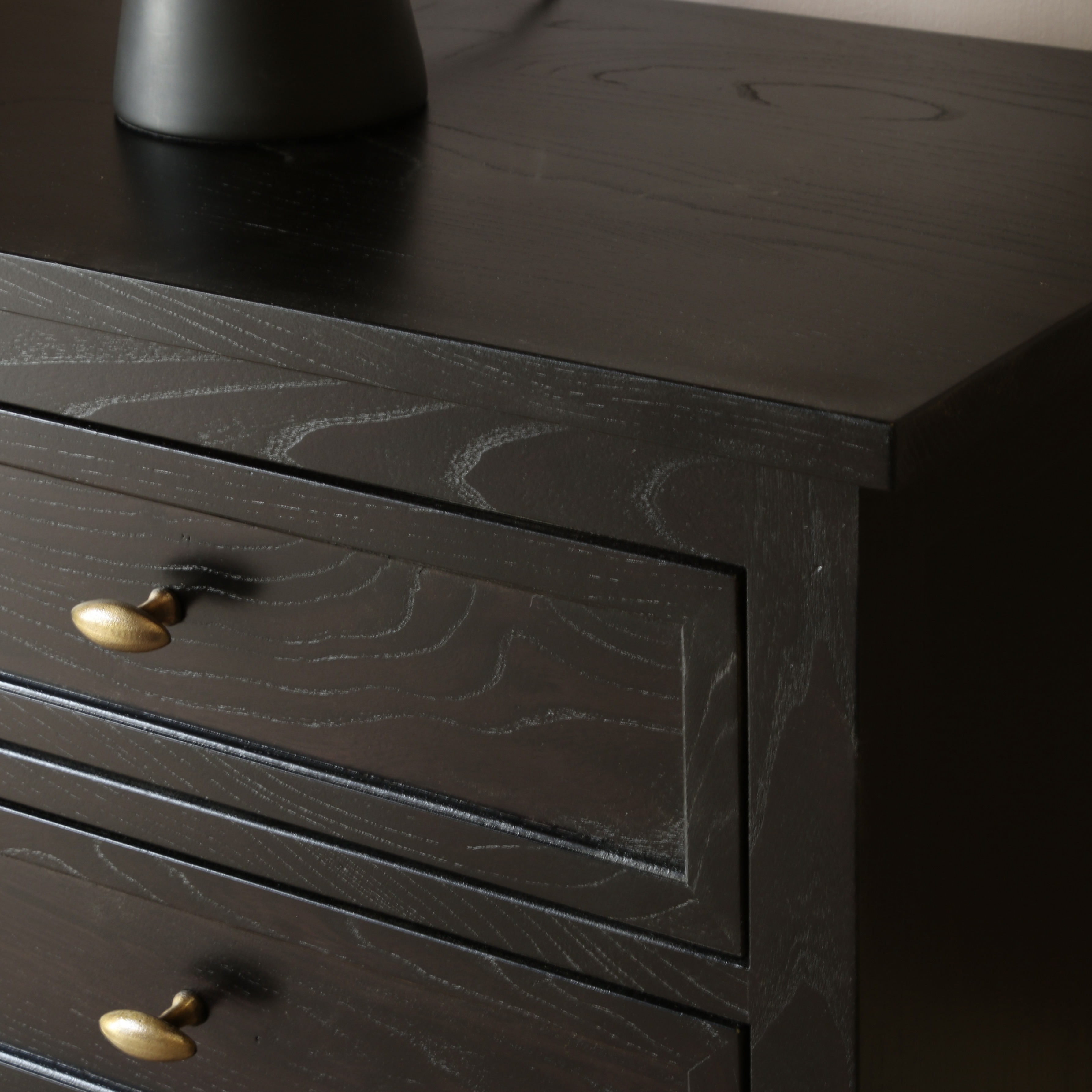 Stockholm Bedside in Ebony // JS Editions