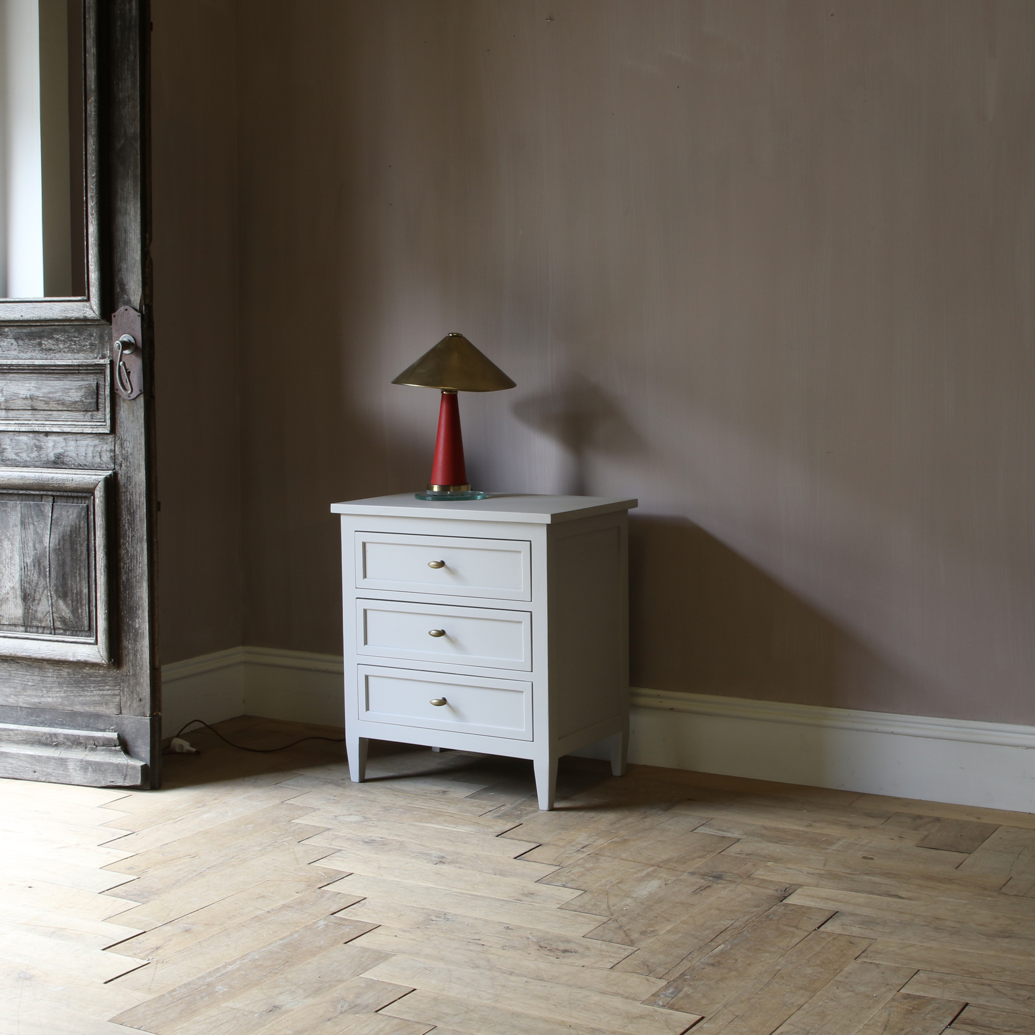 Stockholm Bedside in Gustavian Grey // JS Editions