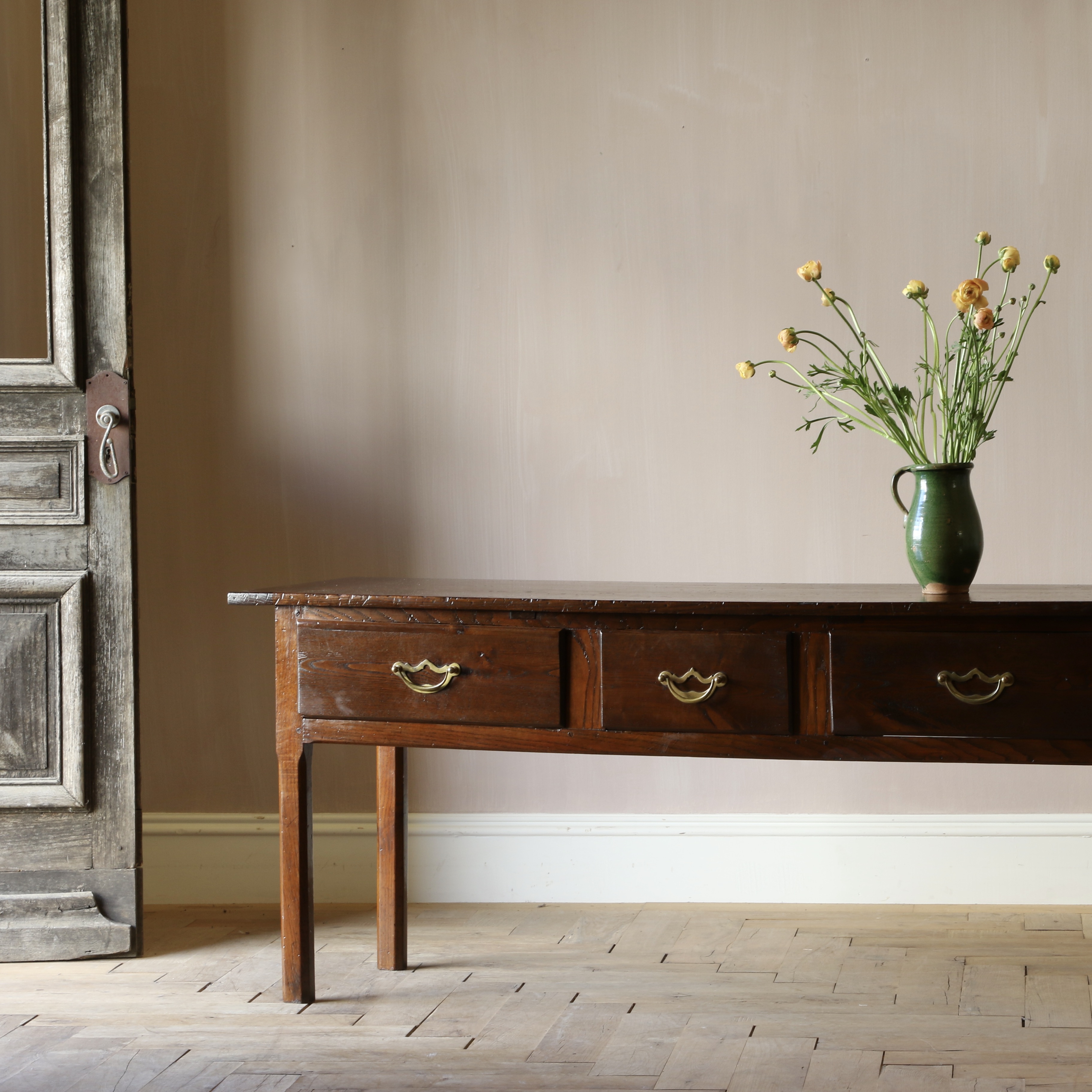 Three Drawer Side Table