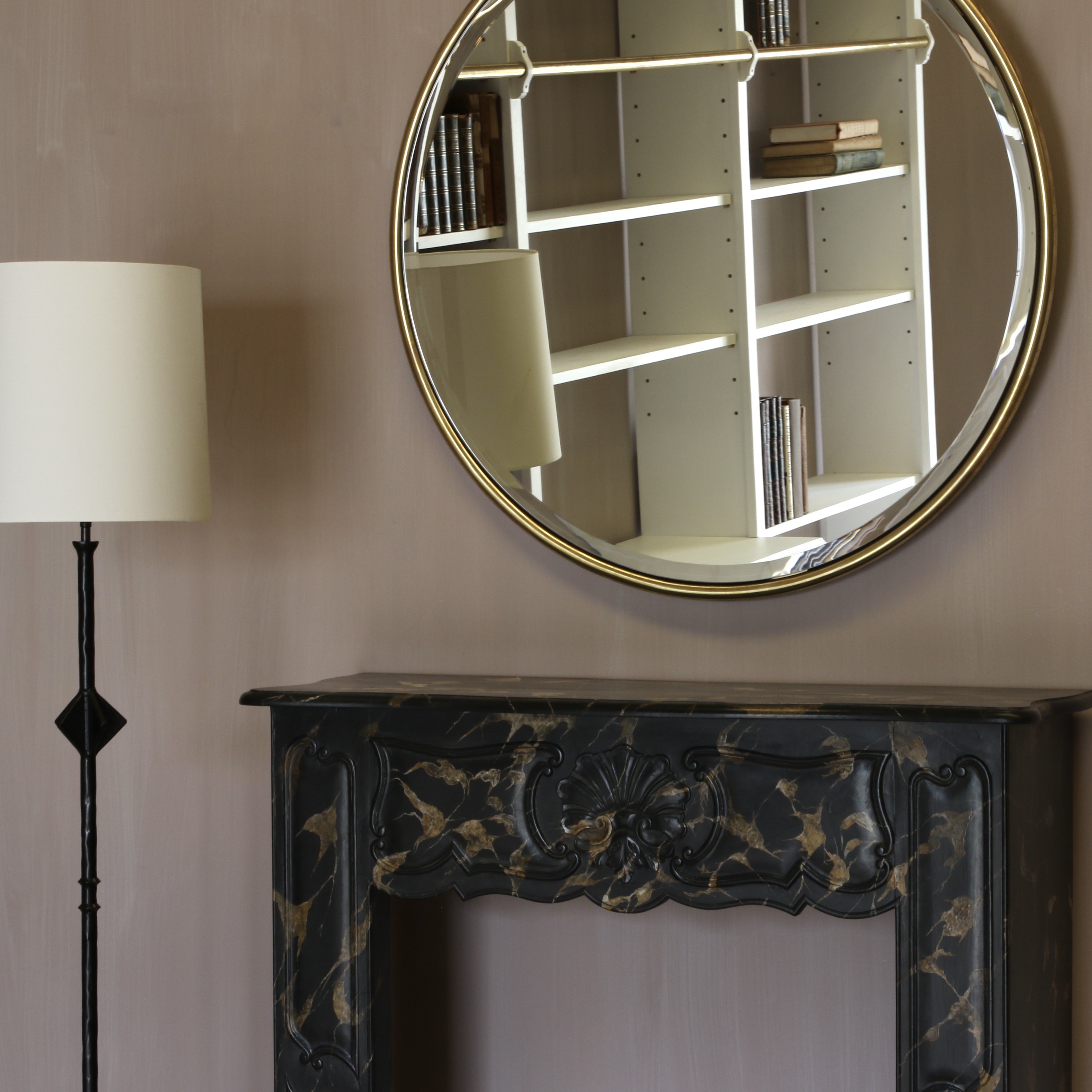 Orbit Mirror // Bright Brass