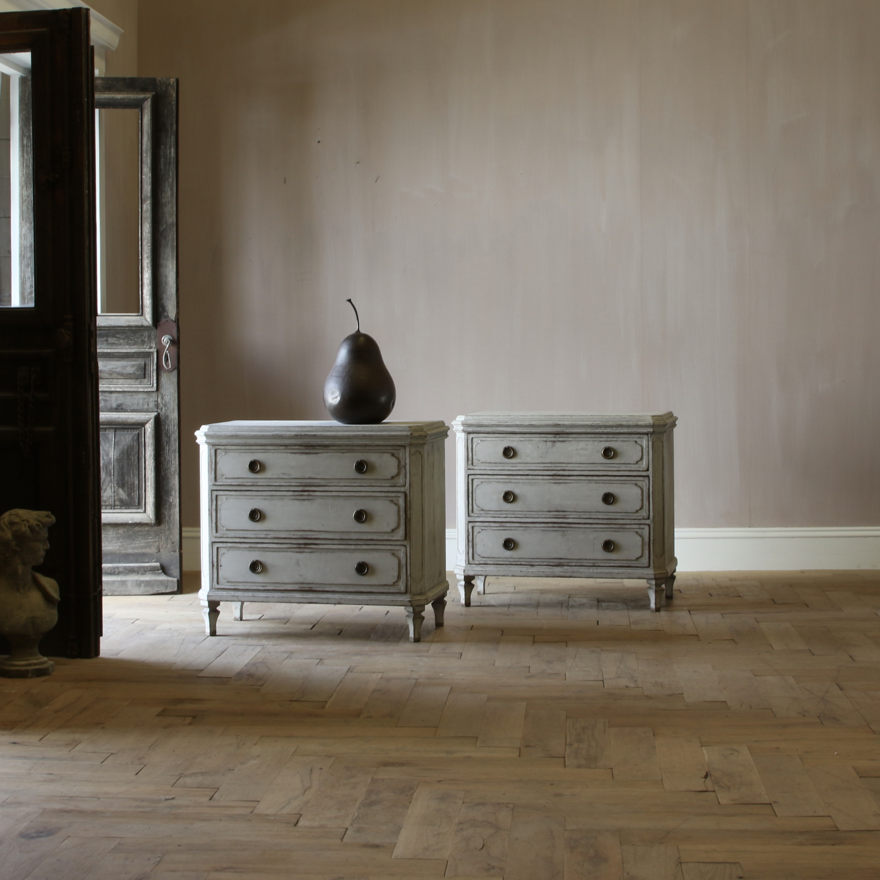 Pair of Gustavian Commodes