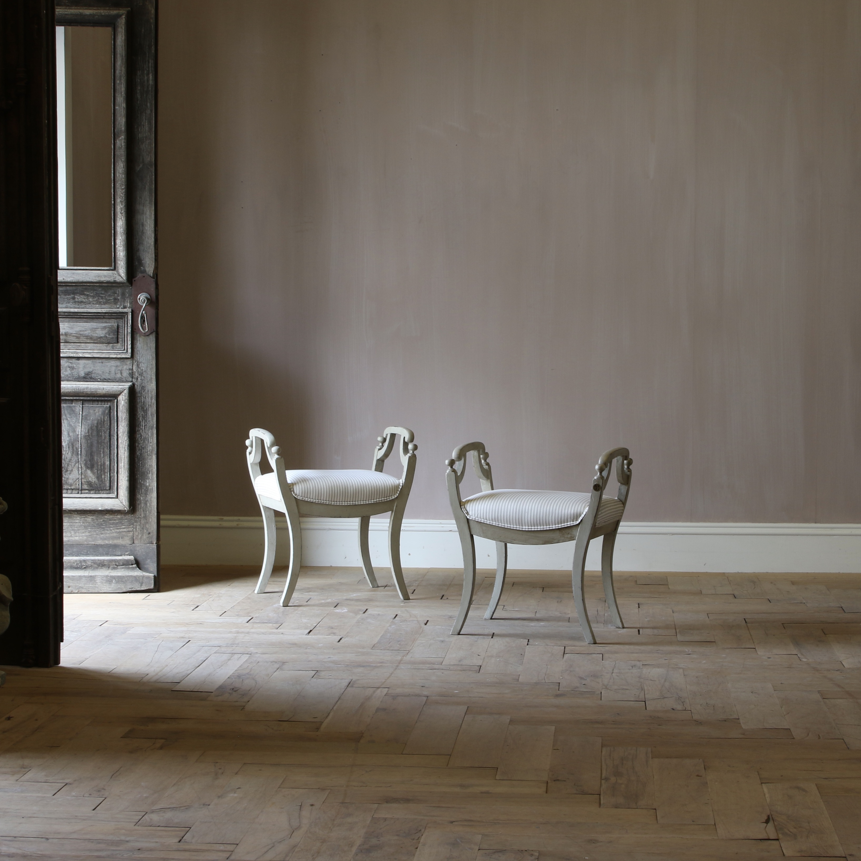 Pair of Gustavian Footstools