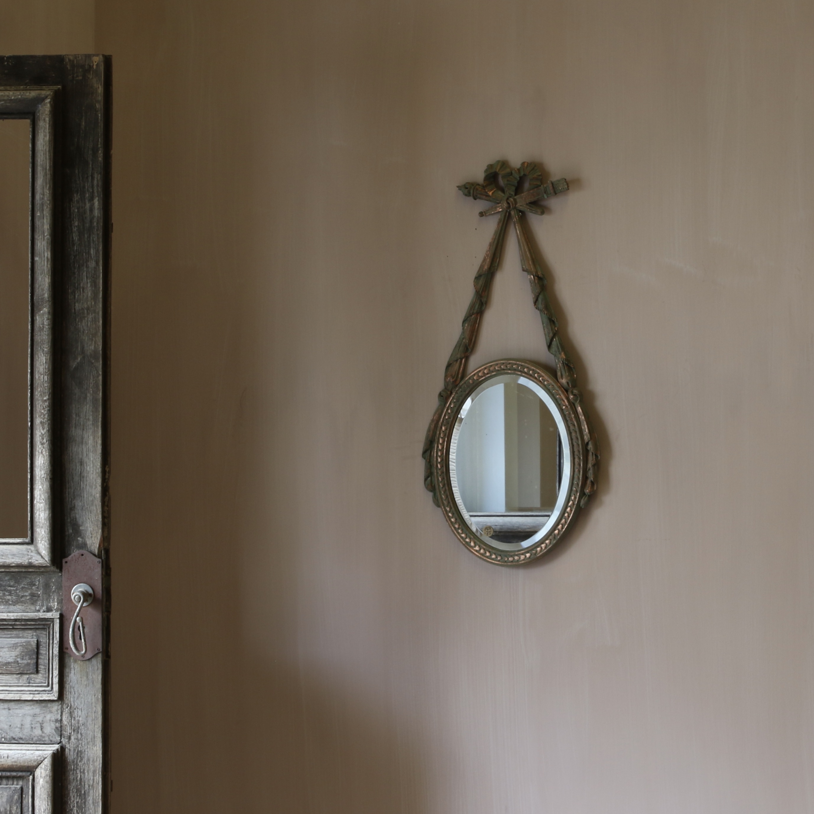 Decorative Verdigris Mirror