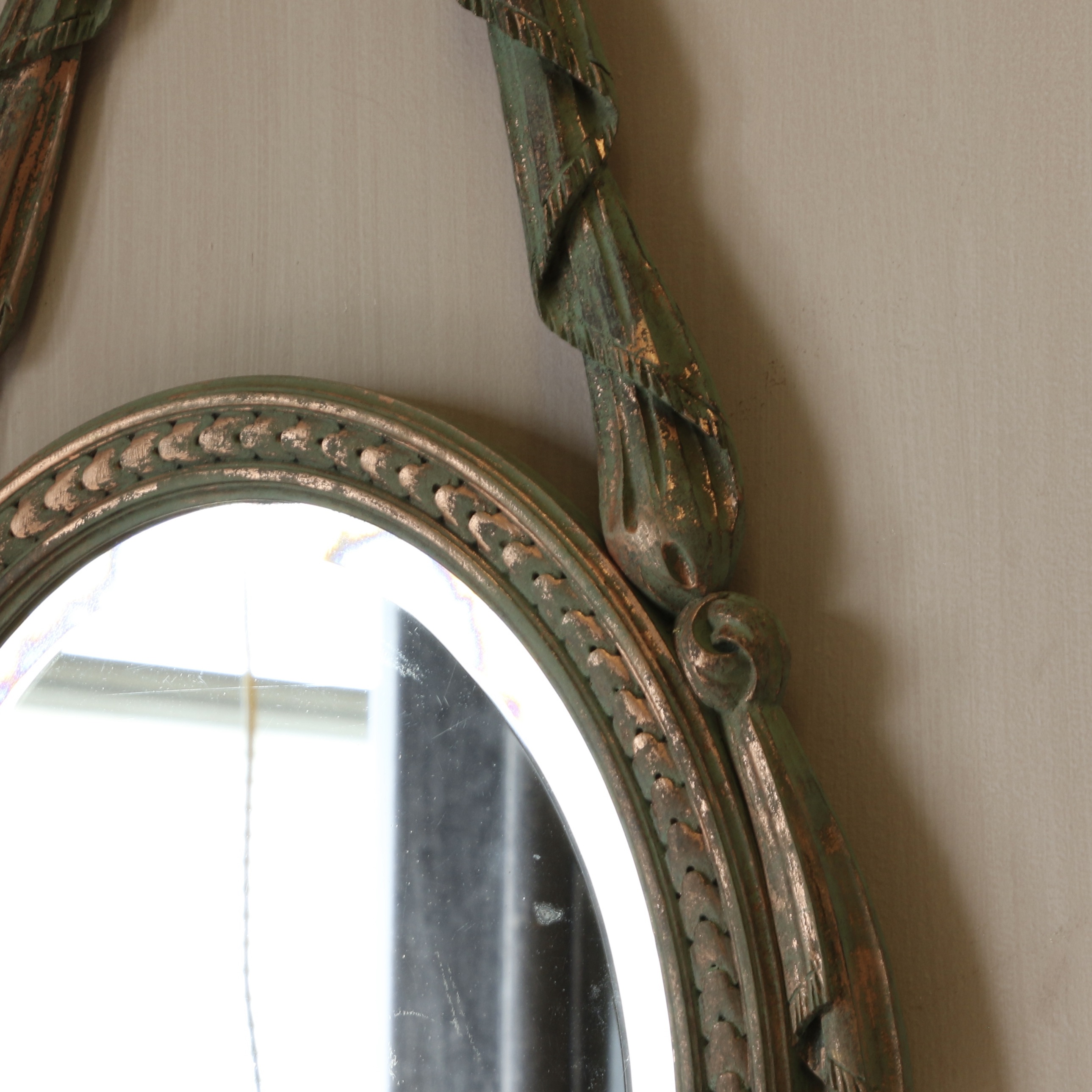 Decorative Verdigris Mirror