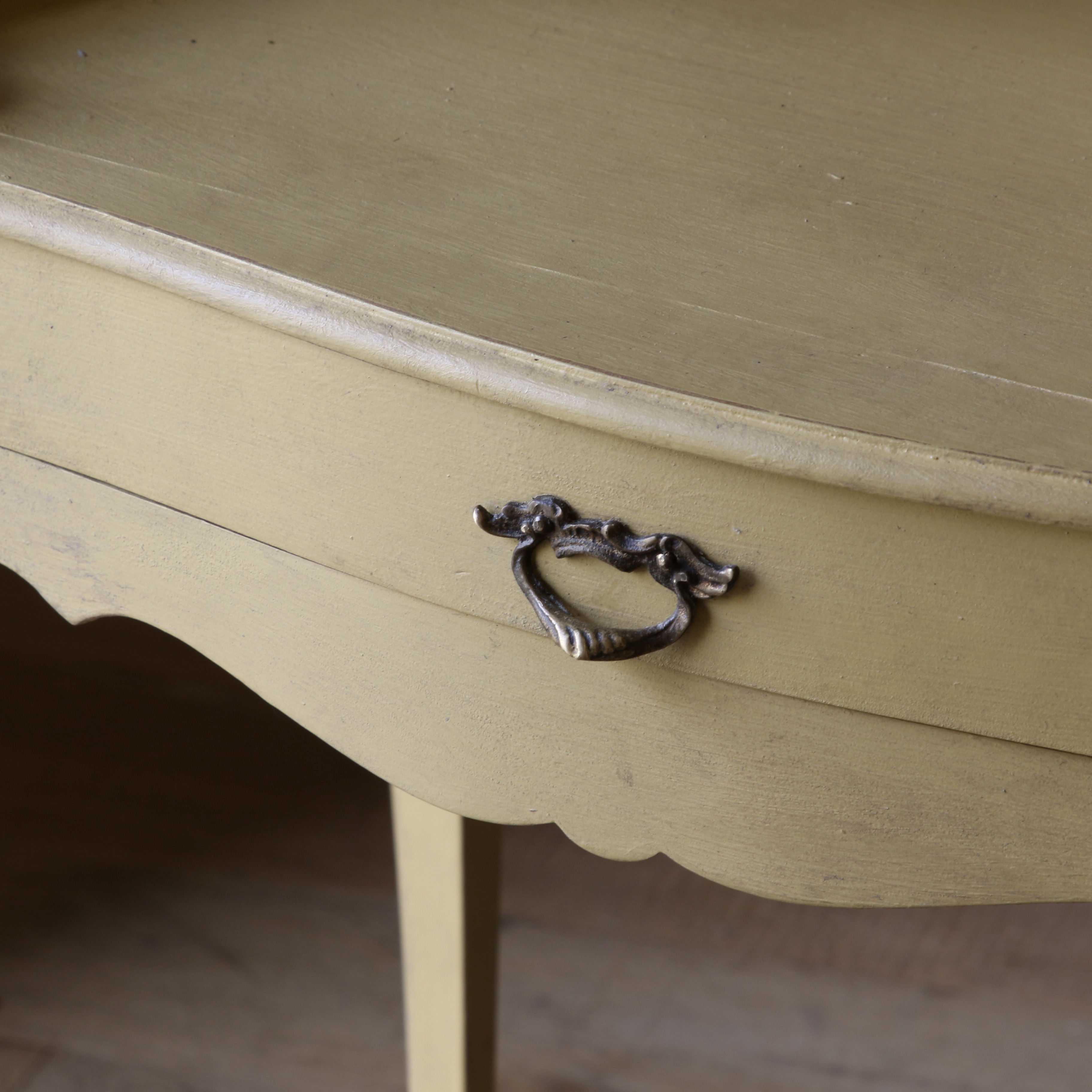 Louis XV Bedside Tables // Mustard