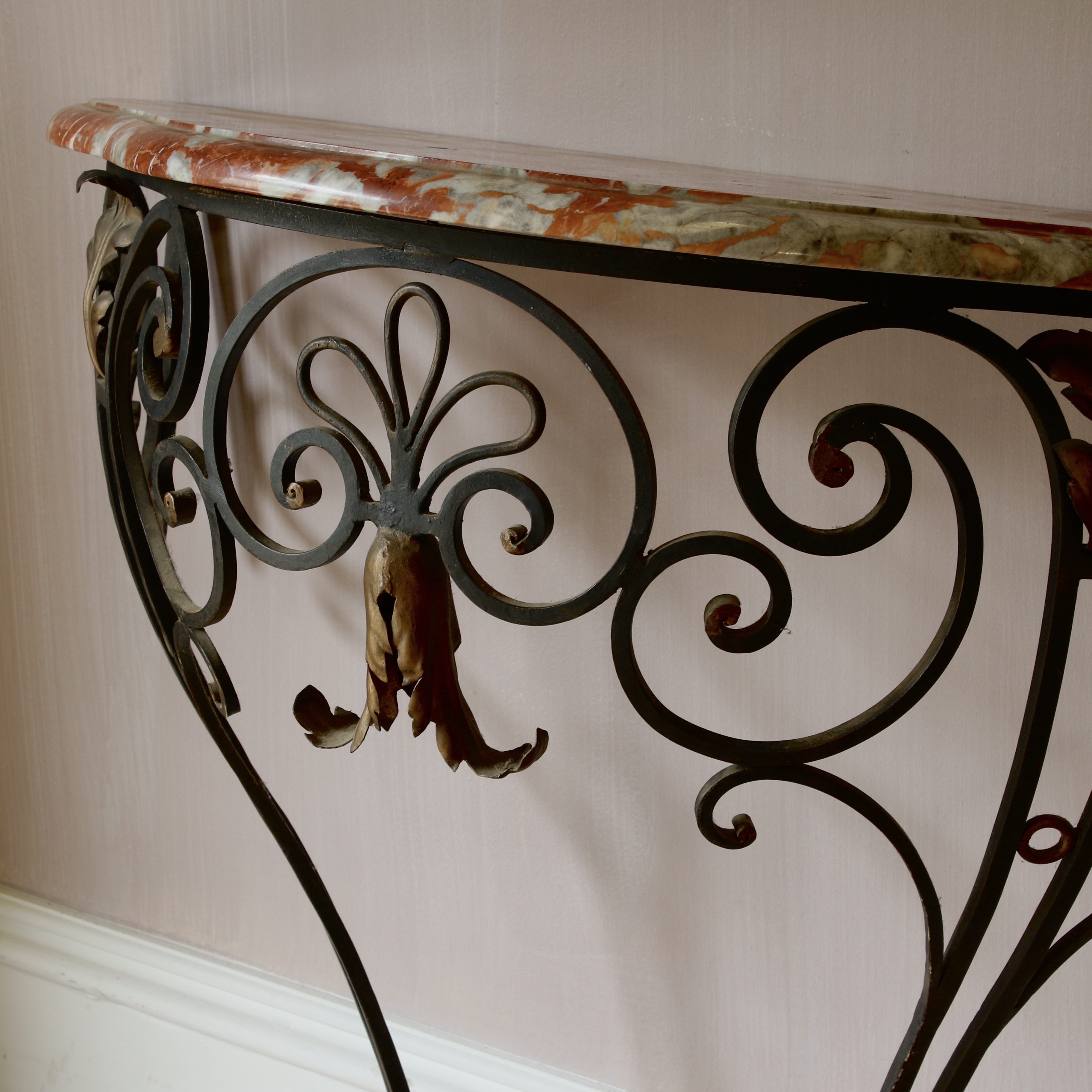 Wrought Iron Side Table