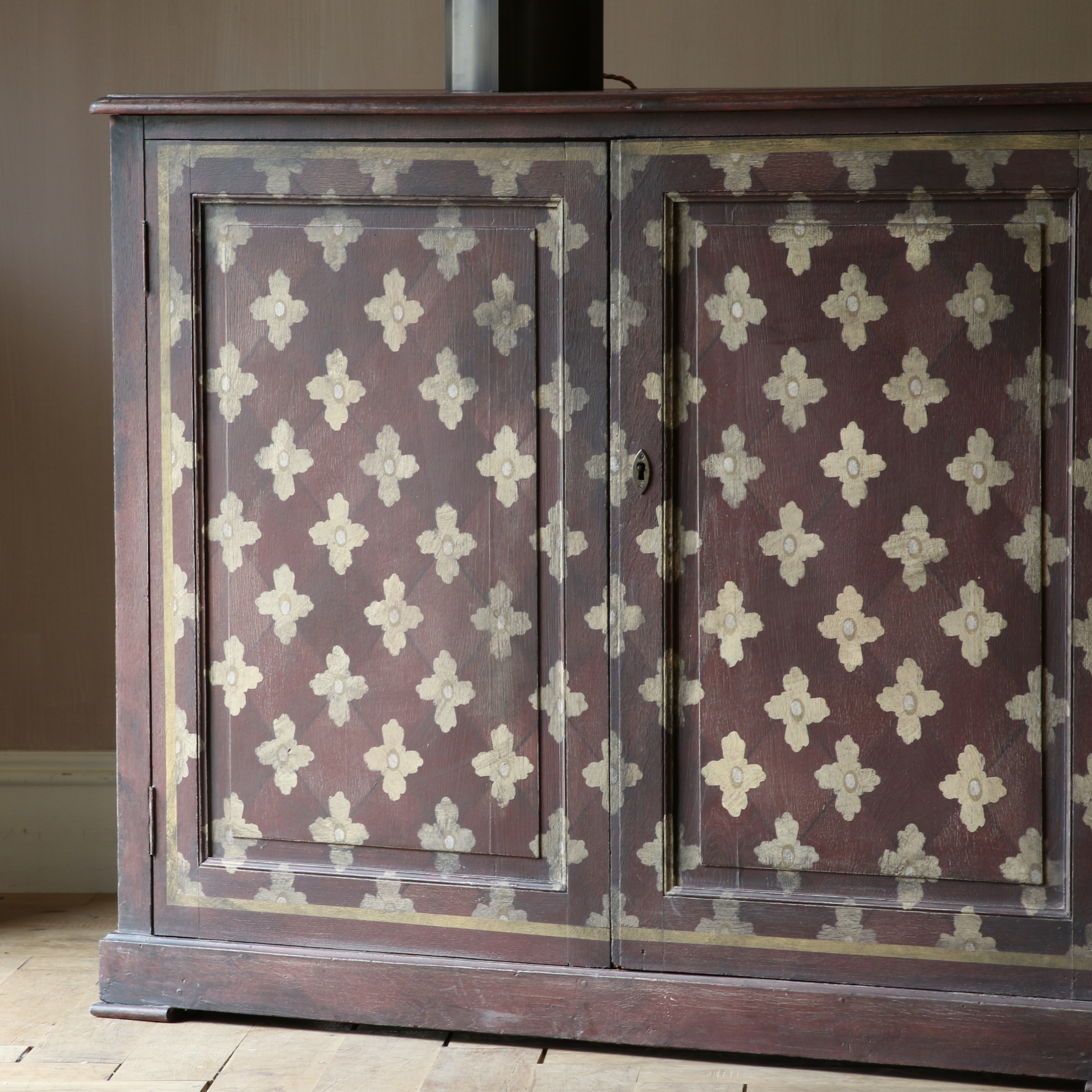 Stenciled Cupboard